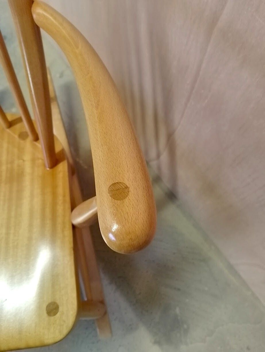 photo for sale Rare Early Ercol F182 Rocking Chair – Fully Restored & Authentic