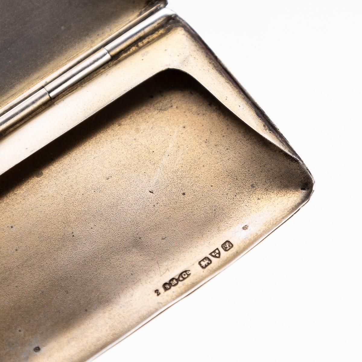 Antique 20thc English Solid Silver & Gold Business Card Case, Chester C.1911 photo buy