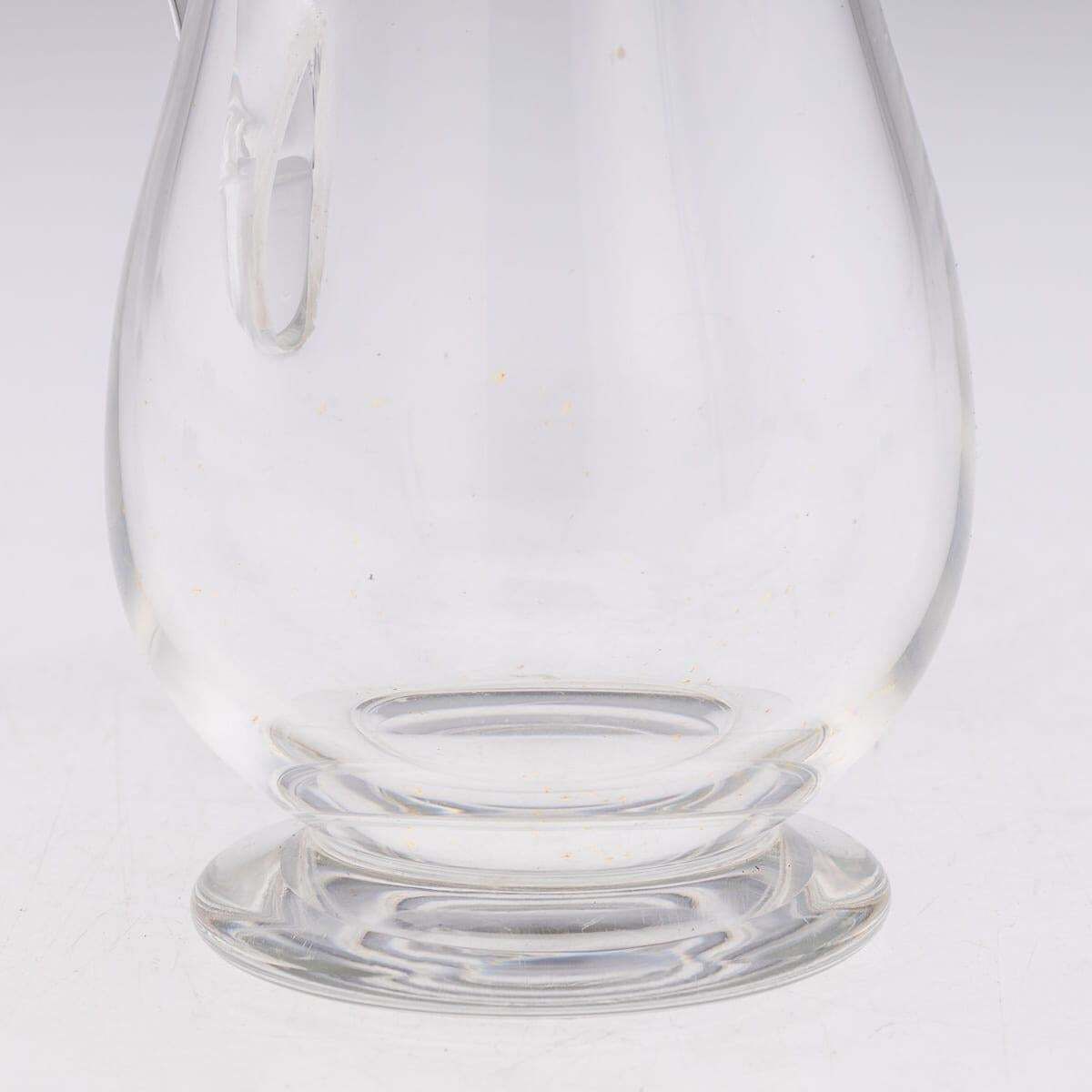 photo buy Antique 19thc Victorian Solid Silver & Clear Glass Novelty Dog Claret Jug C.1884