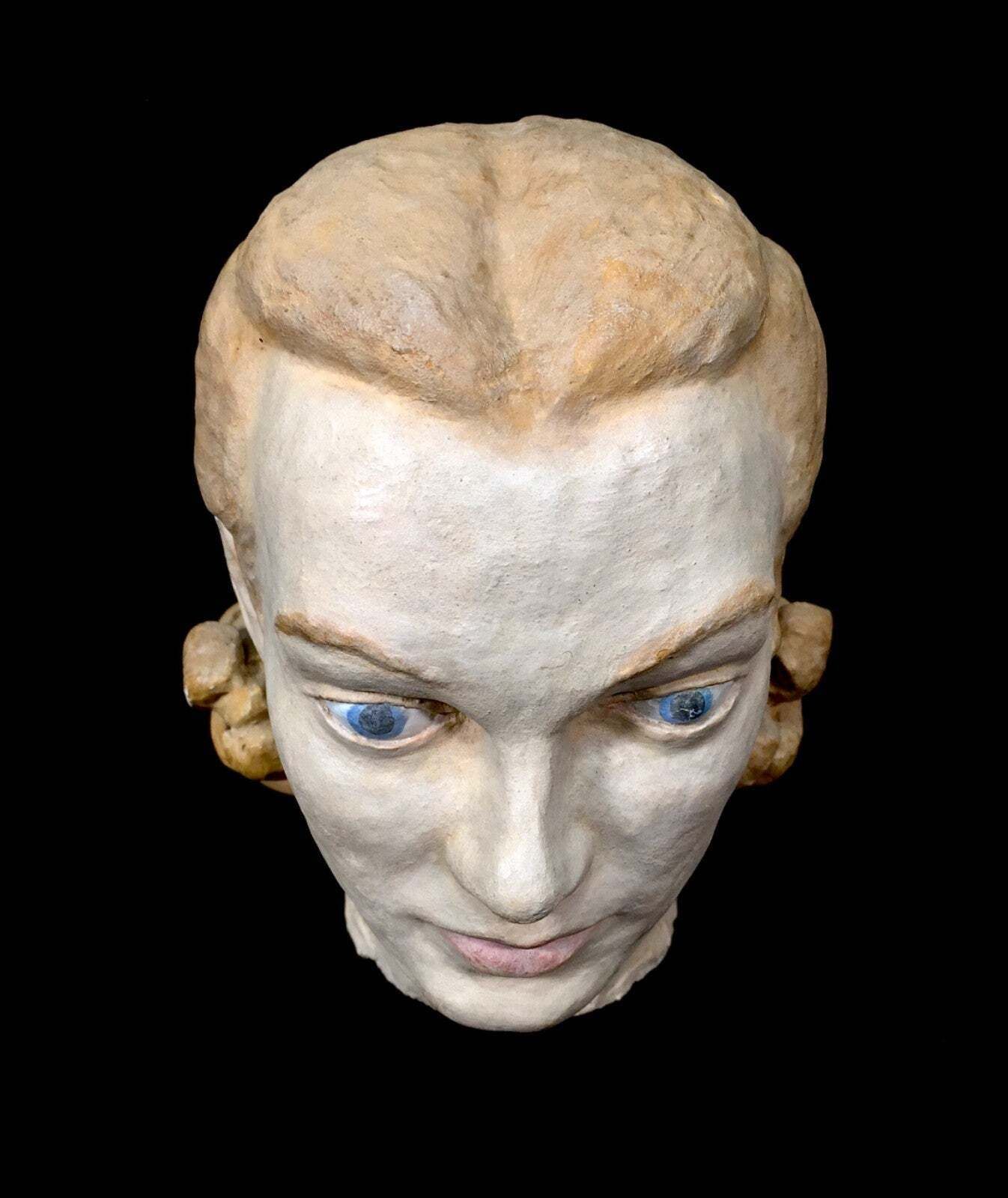 Vintage Plaster Bust Sculpture By Artist William Dench / Mannequin Antique Style photo buy