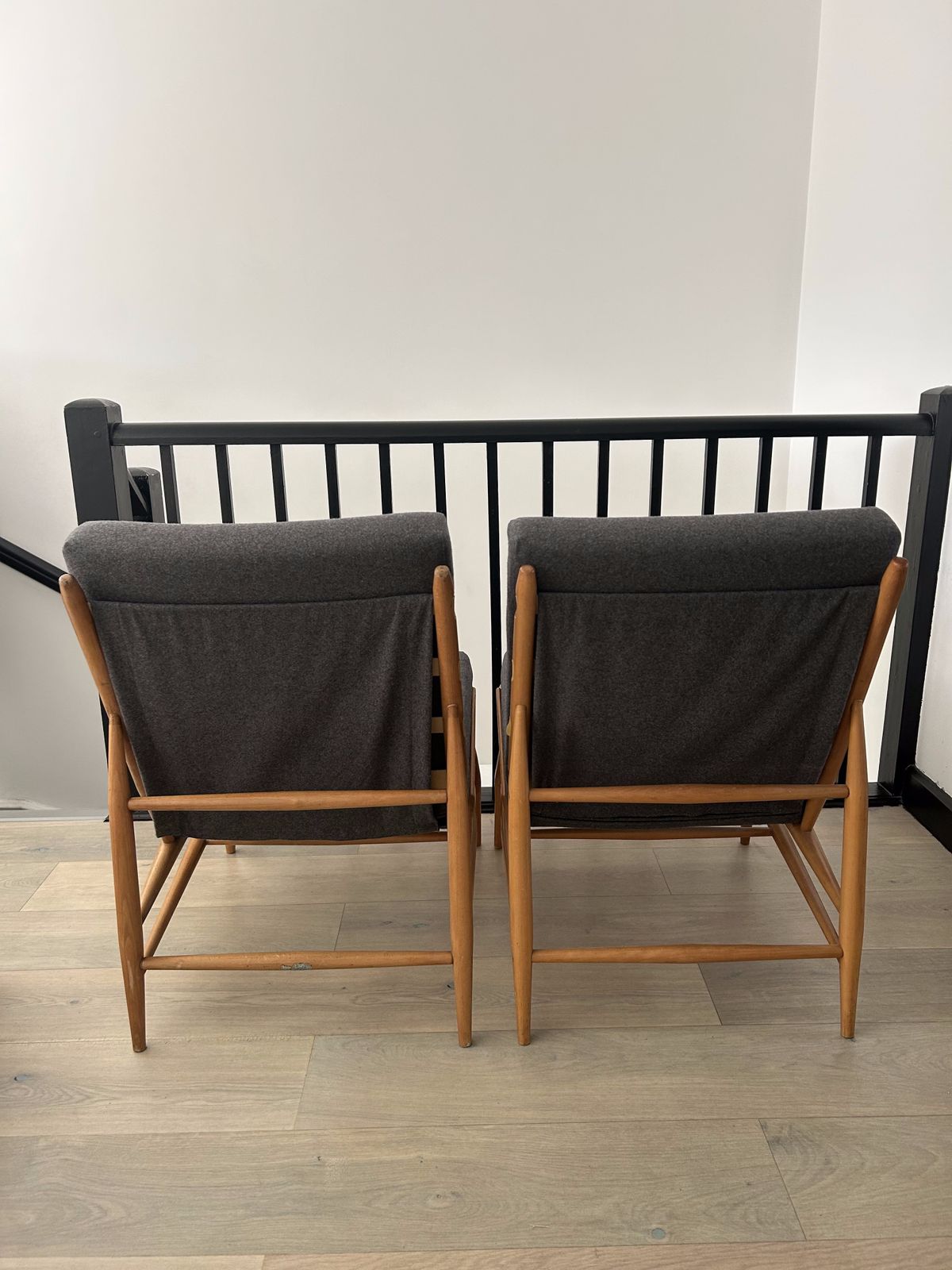 Pair Of Mid Century Ercol 427 Lounge Chairs (Original Vintage 1956) photo 850.0