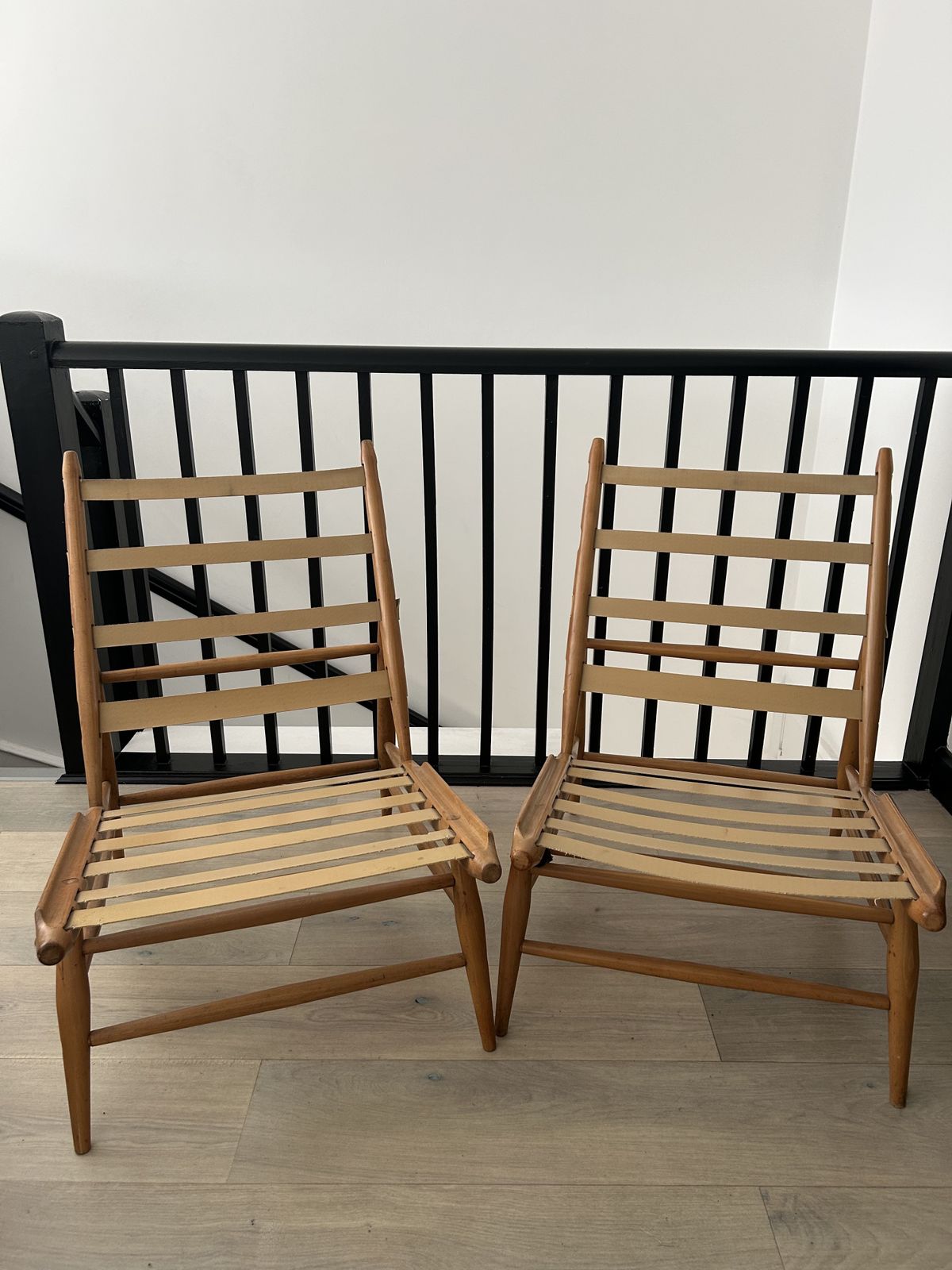 Pair Of Mid Century Ercol 427 Lounge Chairs (Original Vintage 1956) photo vintage