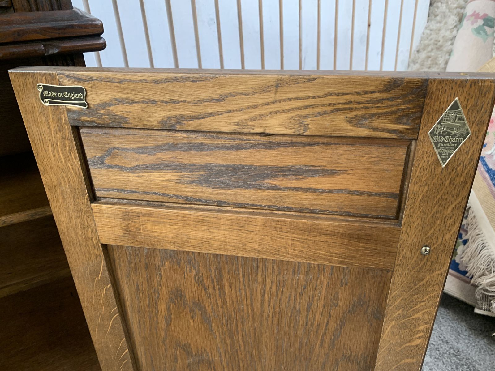 photo for sale Old Charm Sovereign Dresser Sideboard With A Light Oak Finish.