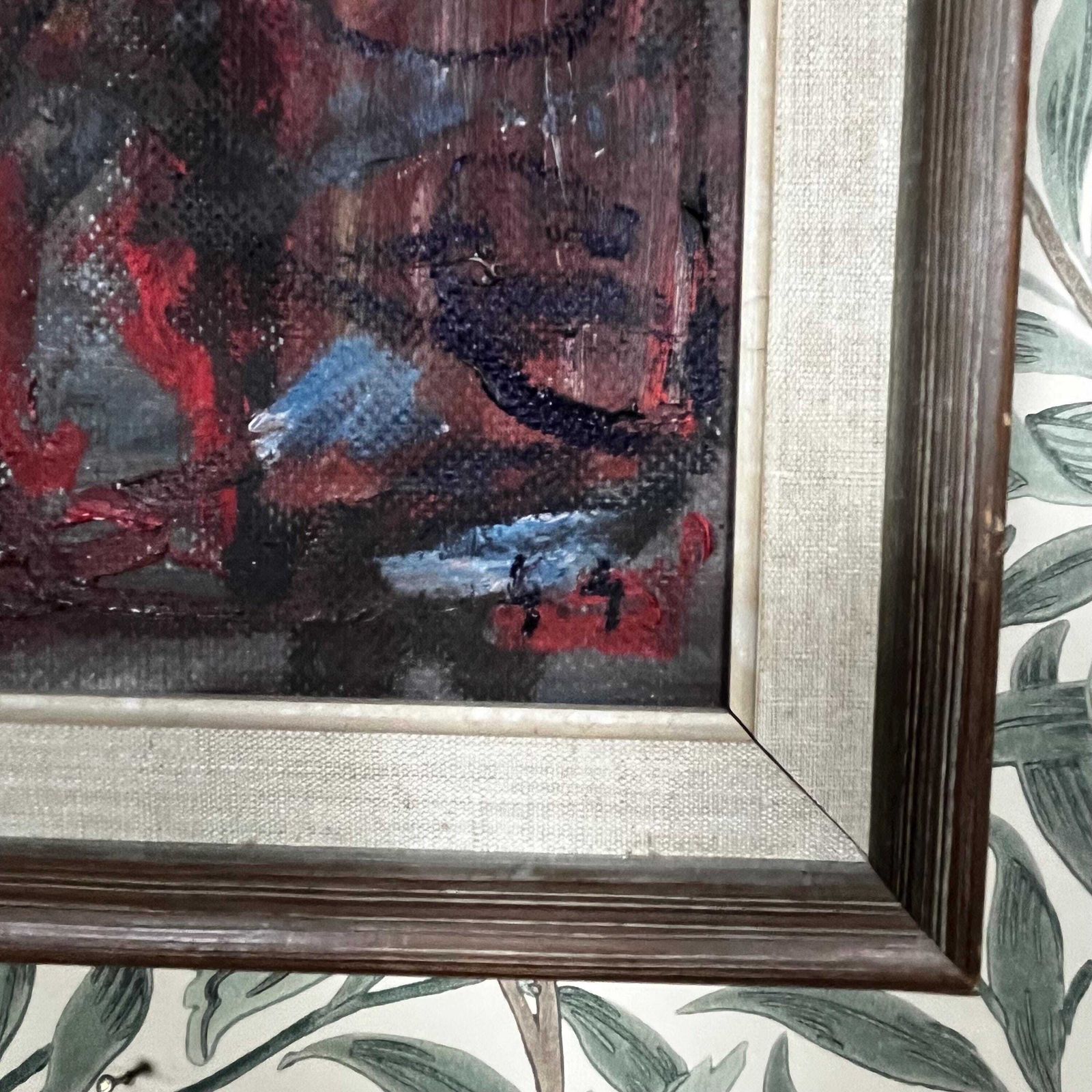 Abstract, 1958, Swedish Artist Gustav Gunnarsson, Oil Painting On Board photo buy