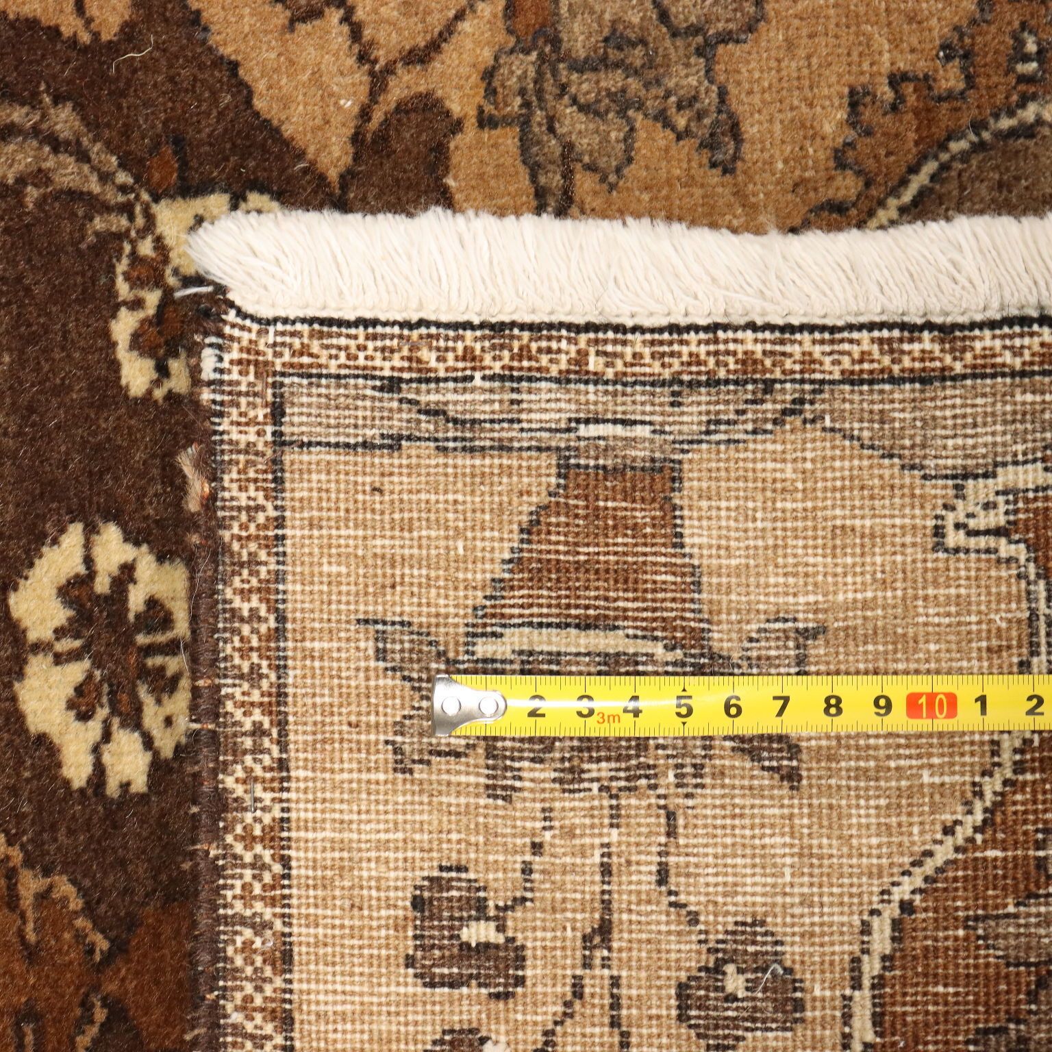 Textiles Antique Carpet Cotton Wool Heavy Knot Handmade 64 X 36 In photo