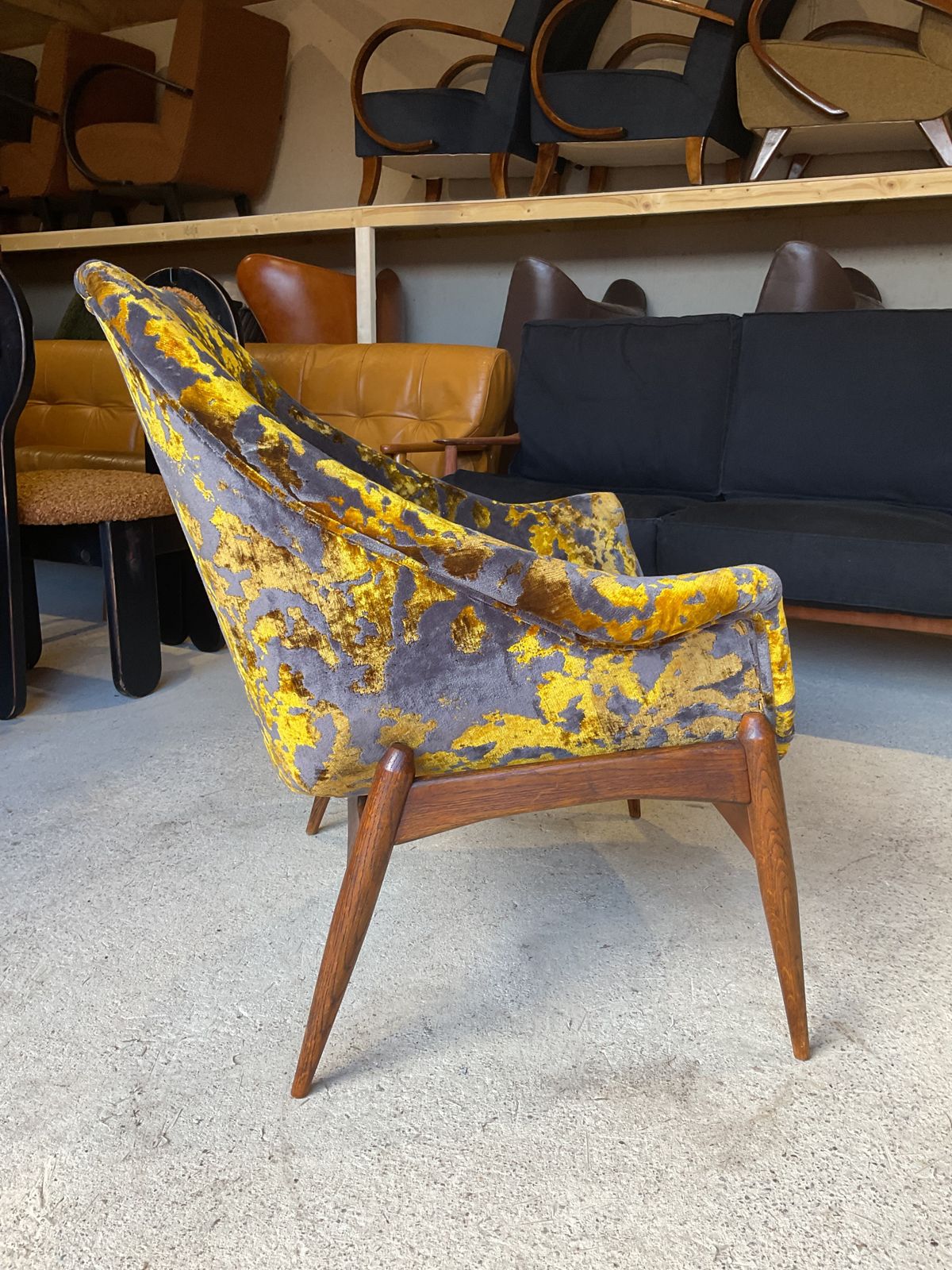Hungarian Armchair By Julia Gaubek 1950 photo furniture