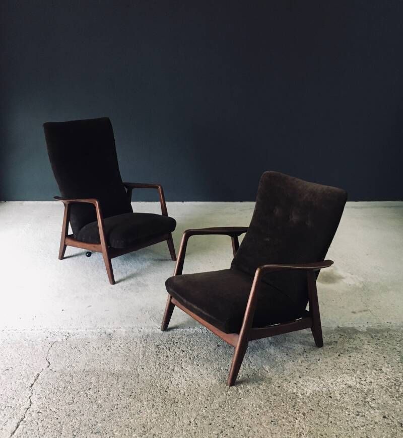 photo furniture Rock Siësta Lounge Chair Set Van A. Relling En T. Bekken Voor Arnestad Bruk, Noorwegen 1957