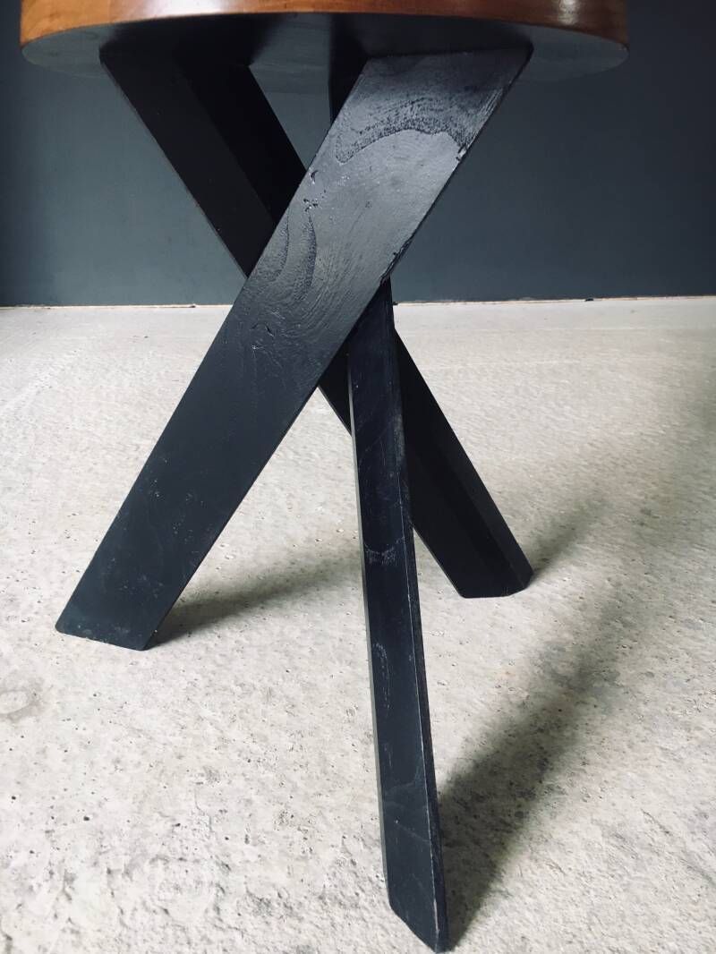photo vinterior Modernist Design S31 Stool By Pierre Chapo, 1970's France