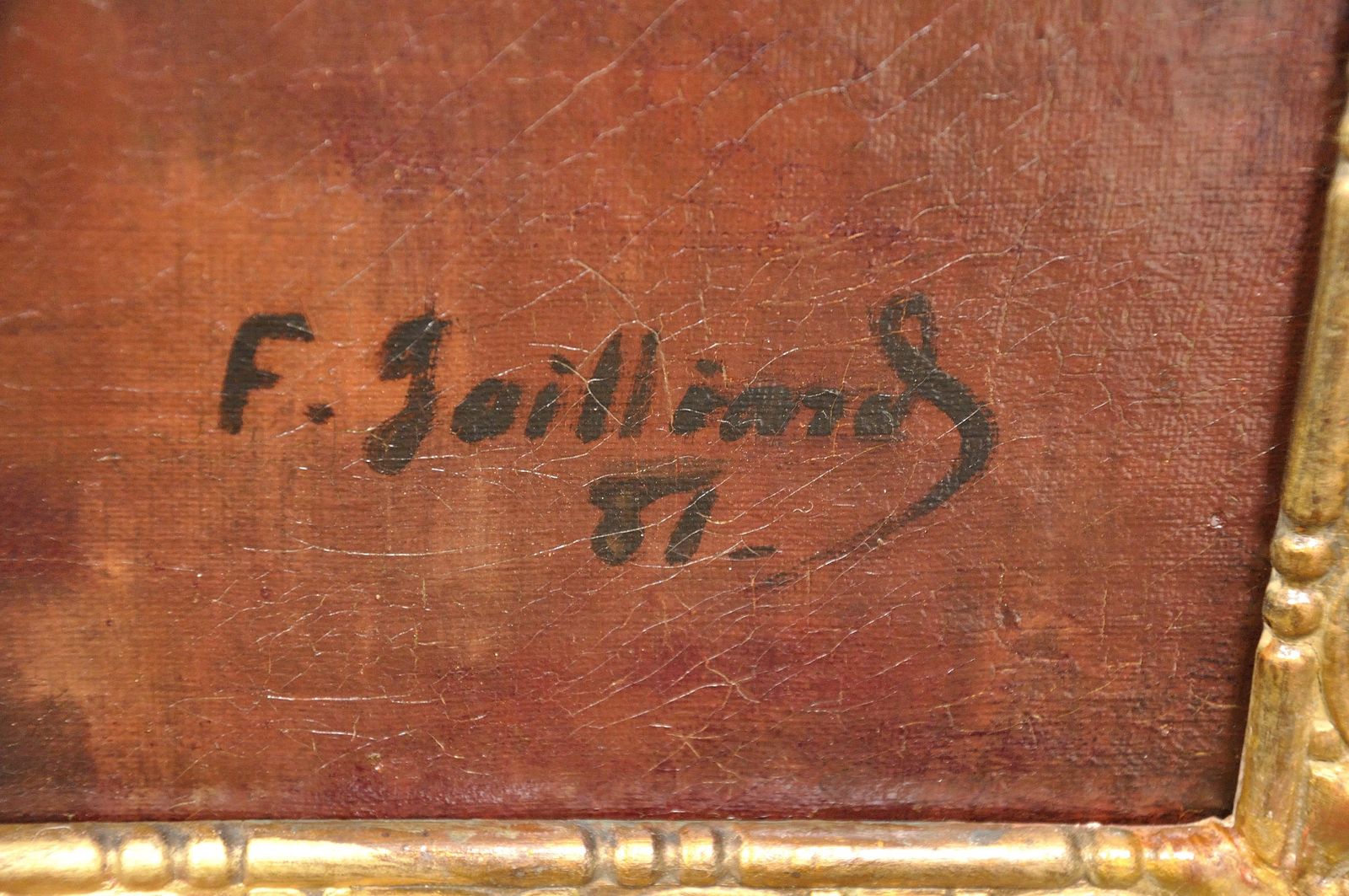François Gailliard 1861 To 1932. Le Petit Jardinier. A Belgian Master Of Light And Form. Framed 1887 Luminist Oil Painting. photo for sale