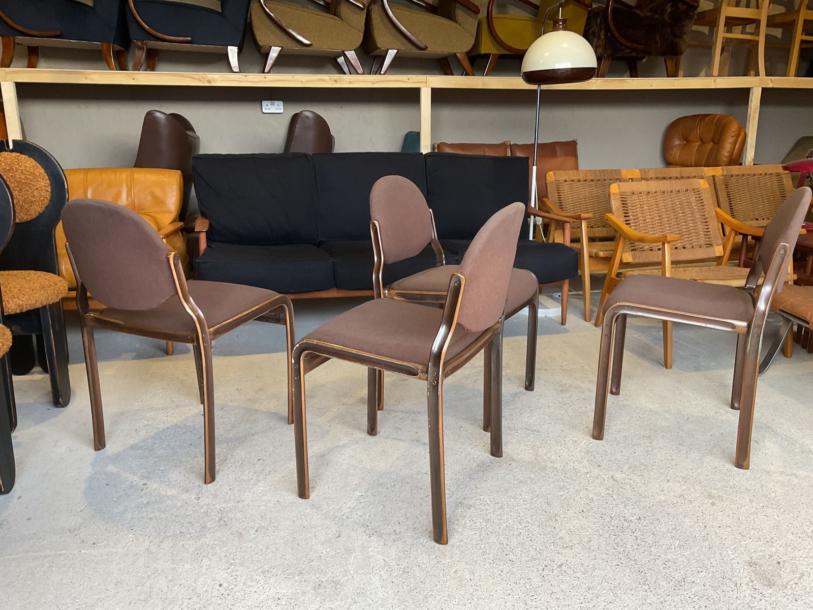 Rudolf Szedleczky Chairs Created For The Hilton Hotel Of Budapest Art Deco Style photo vintage