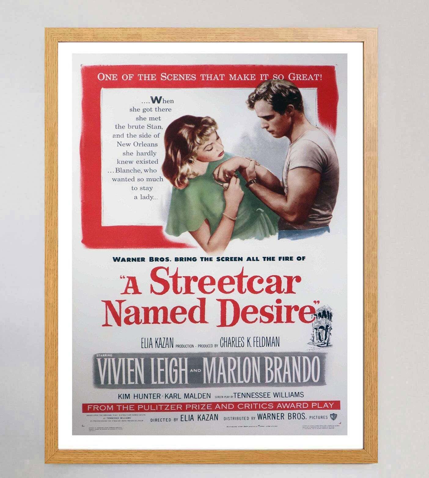 Streetcar Named Desire Original Vintage Poster photo Art