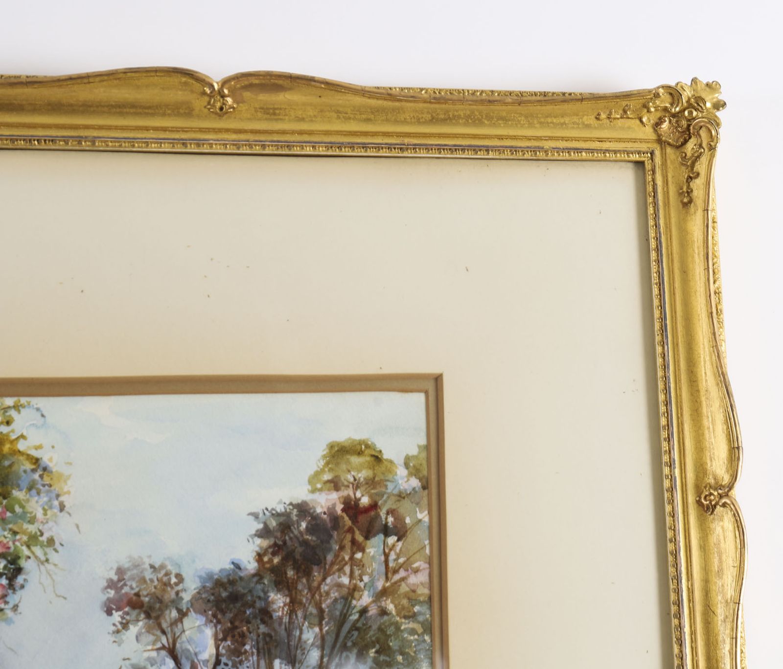 photo furniture Antique Watercolour 'The Garden Music Recital' By Martinetti 19thc  83x102cm