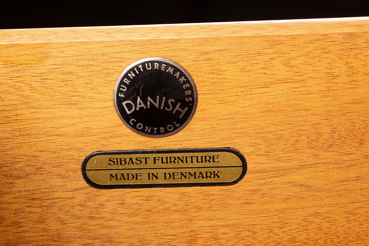 Furniture Danish Teak Chest Of Drawers, 4 Drawers By Arne Vodder For Sibast 1960. photo