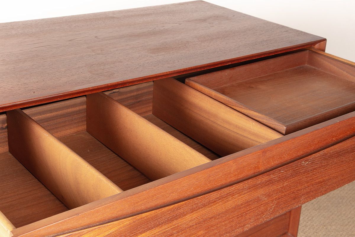 photo buy Danish Teak Chest Of Drawers, 4 Drawers By Arne Vodder For Sibast 1960.