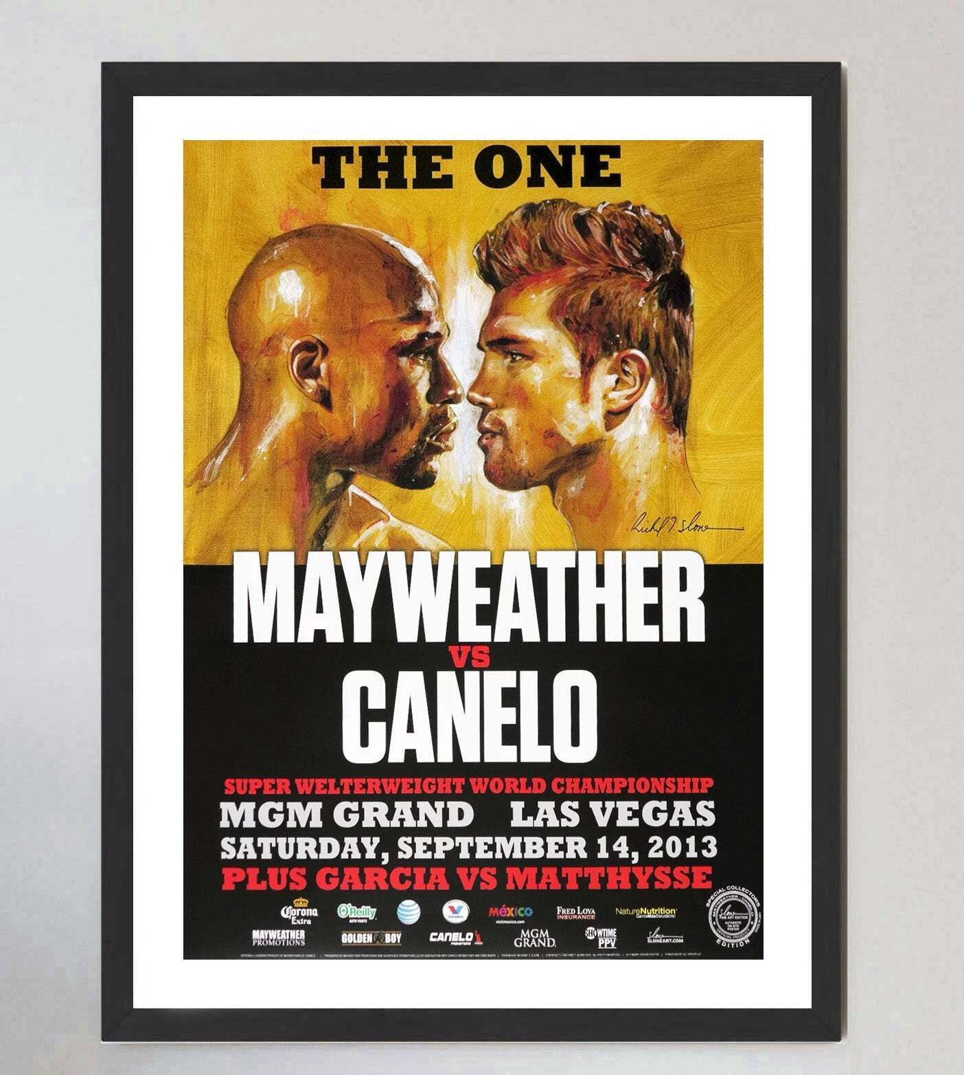 Mayweather Vs Canelo   The One Original Vintage Poster photo furniture