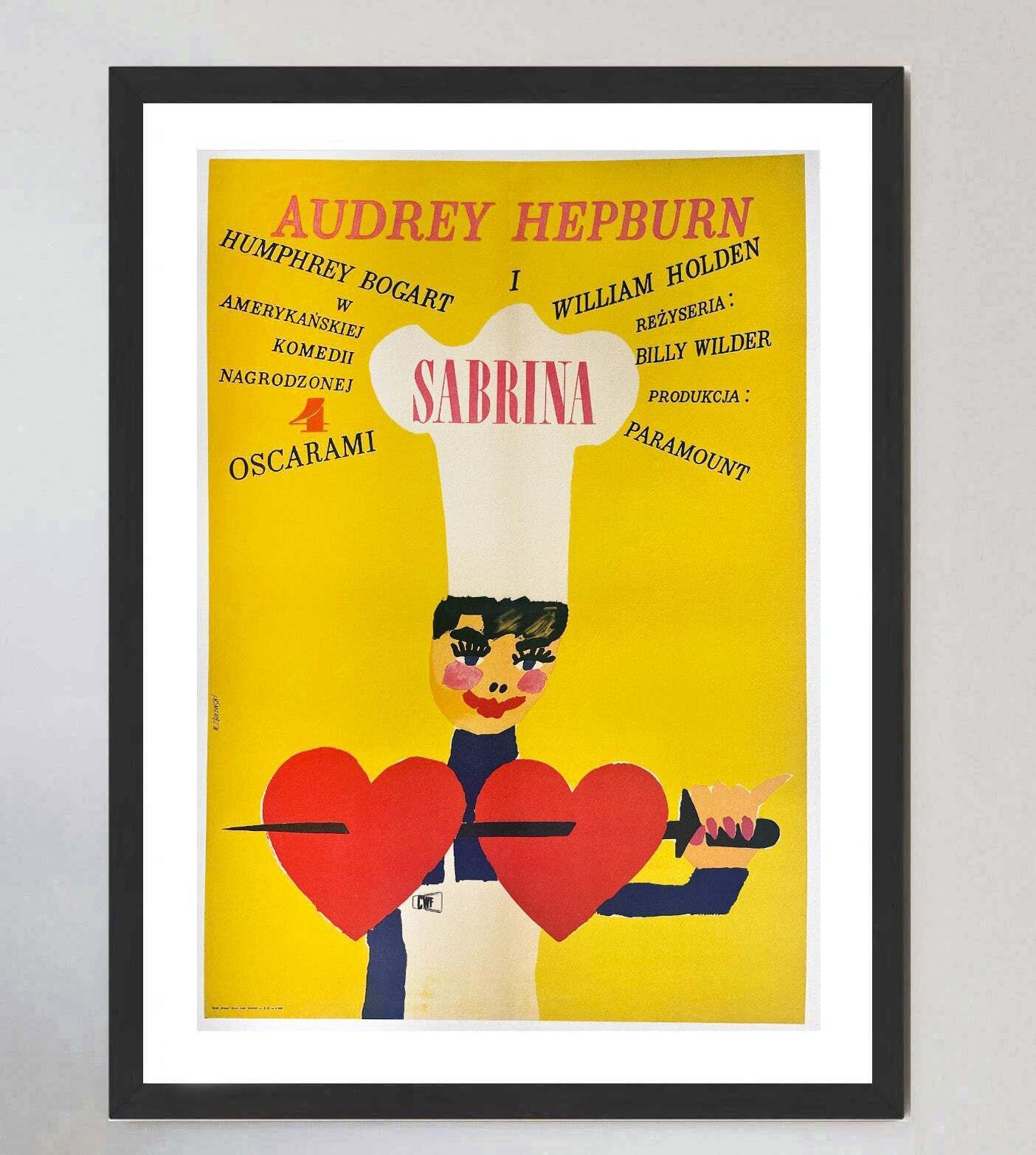 Sabrina (Polish)  Original Vintage Poster photo furniture