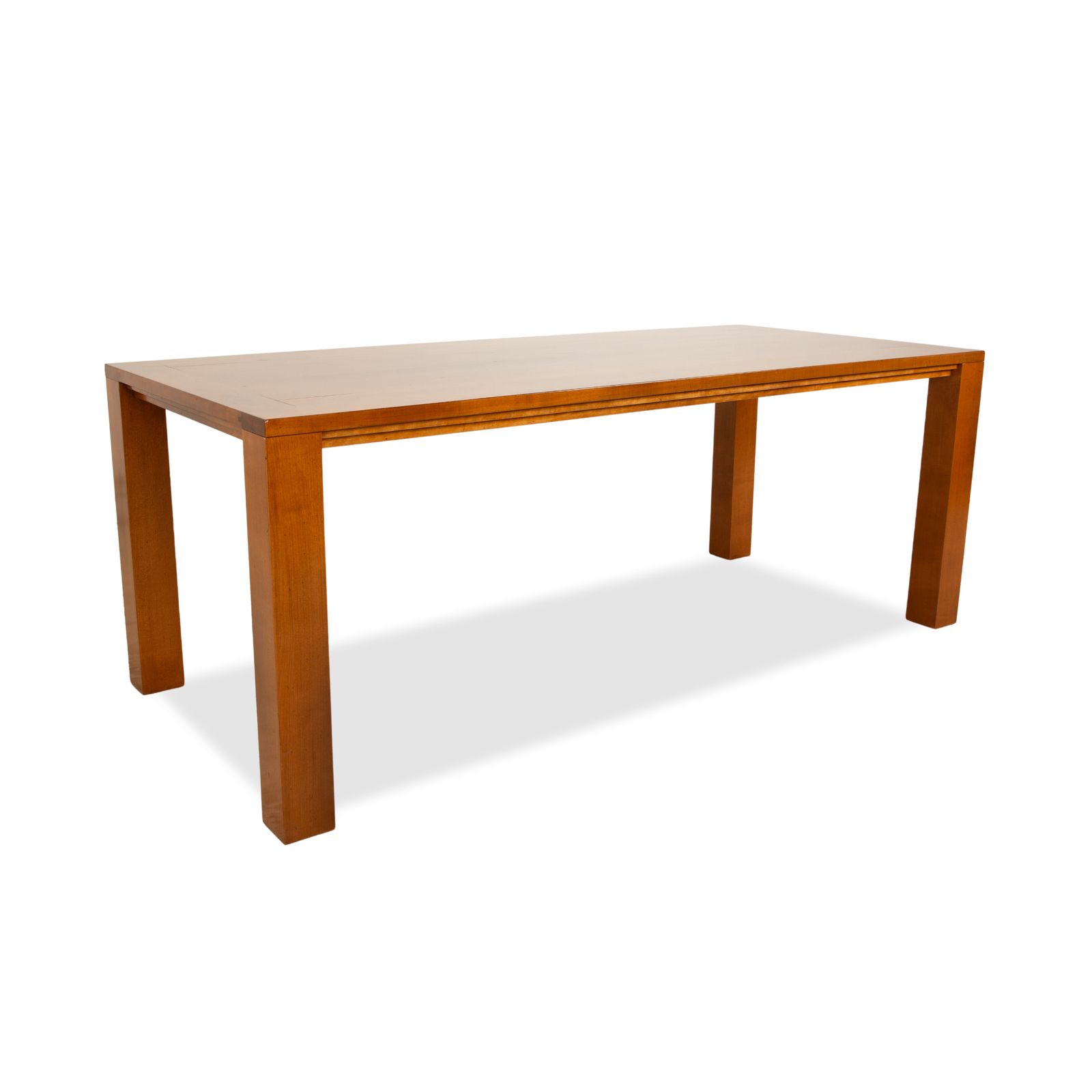 Table à manger Lando Ora Blu en bois brun, fonction manuelle 200/250 x 89 cm