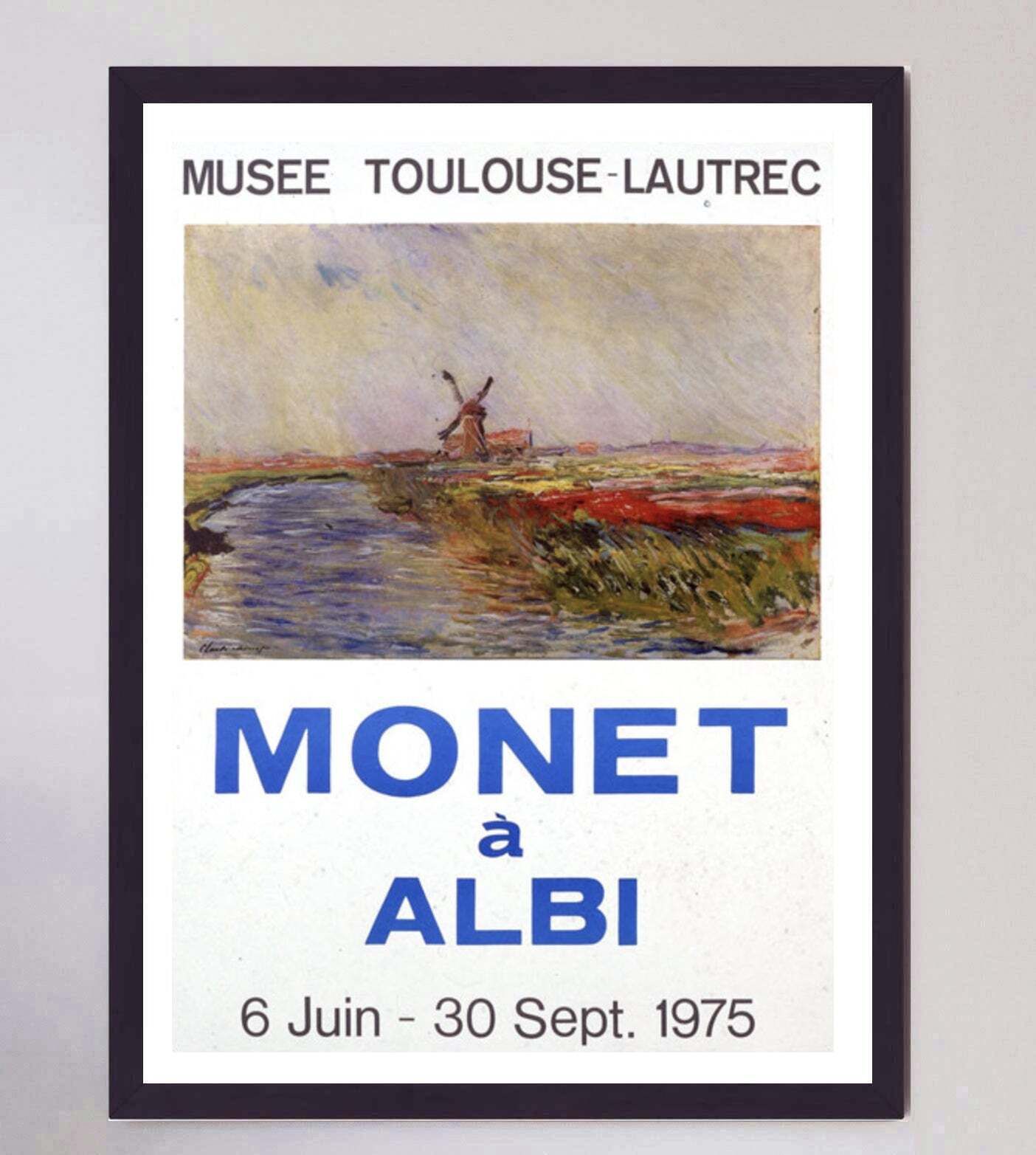 Claude Monet   Musee Toulouse Lautrec Original Vintage Poster photo furniture