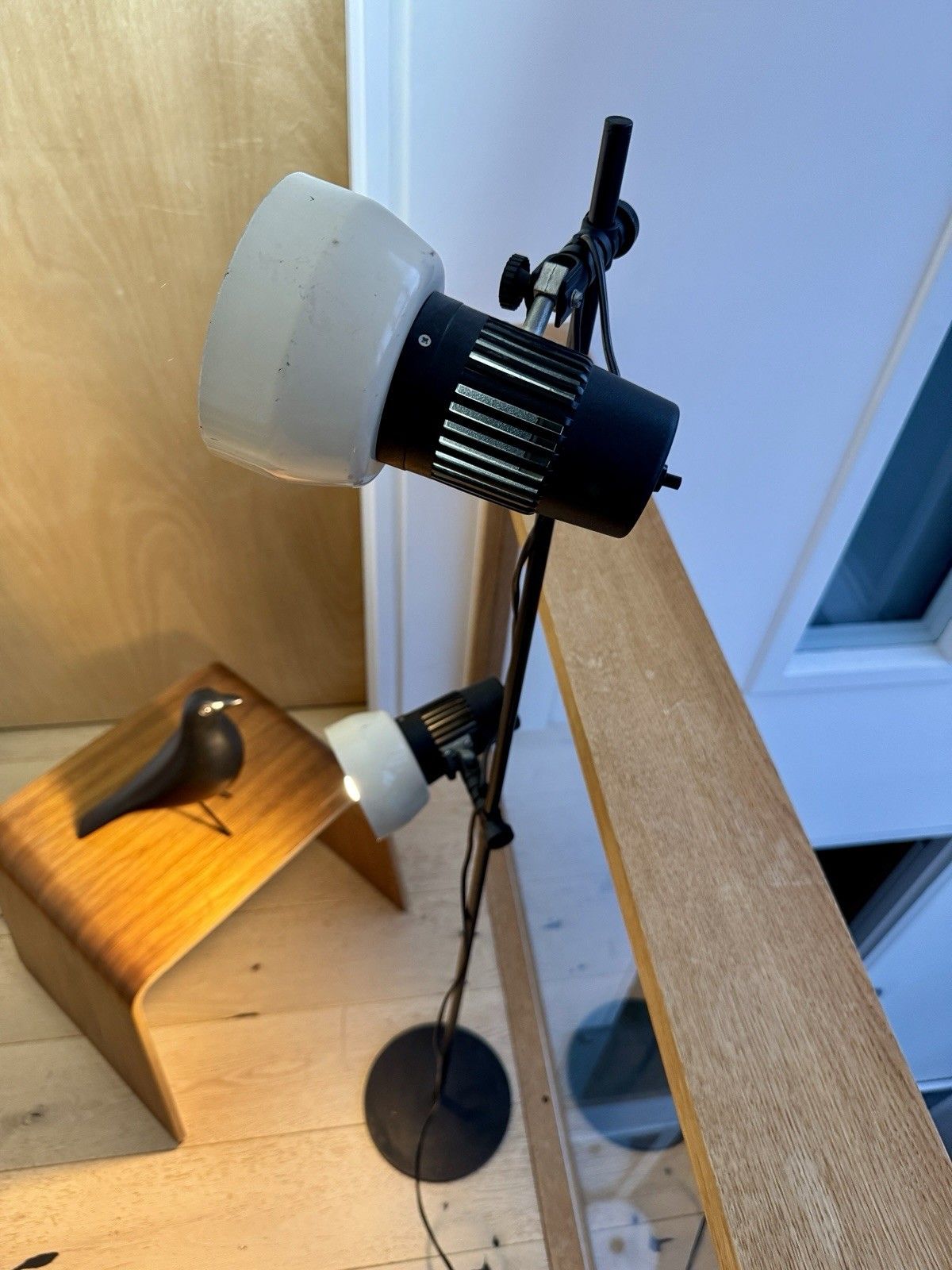 Vintage 1970s Prova Twin Spotlight Floor Lamp Made In Denmark photo vinterior