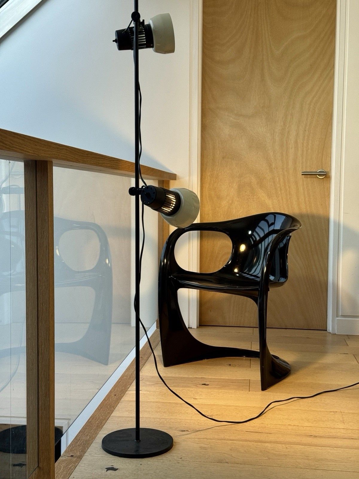 photo buy Vintage 1970s Prova Twin Spotlight Floor Lamp Made In Denmark