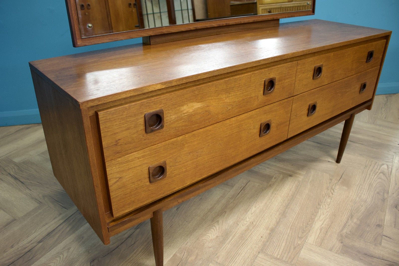 Mid Century Teak Dressing Table Chest From Wrighton, 1960s #1578 photo 549.0