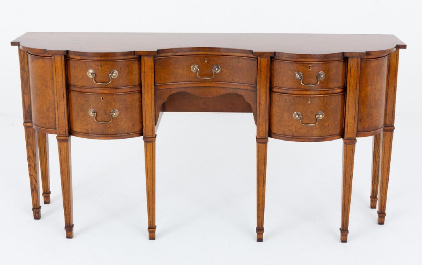 Georgian Revival Sideboard Oak Server Dresser