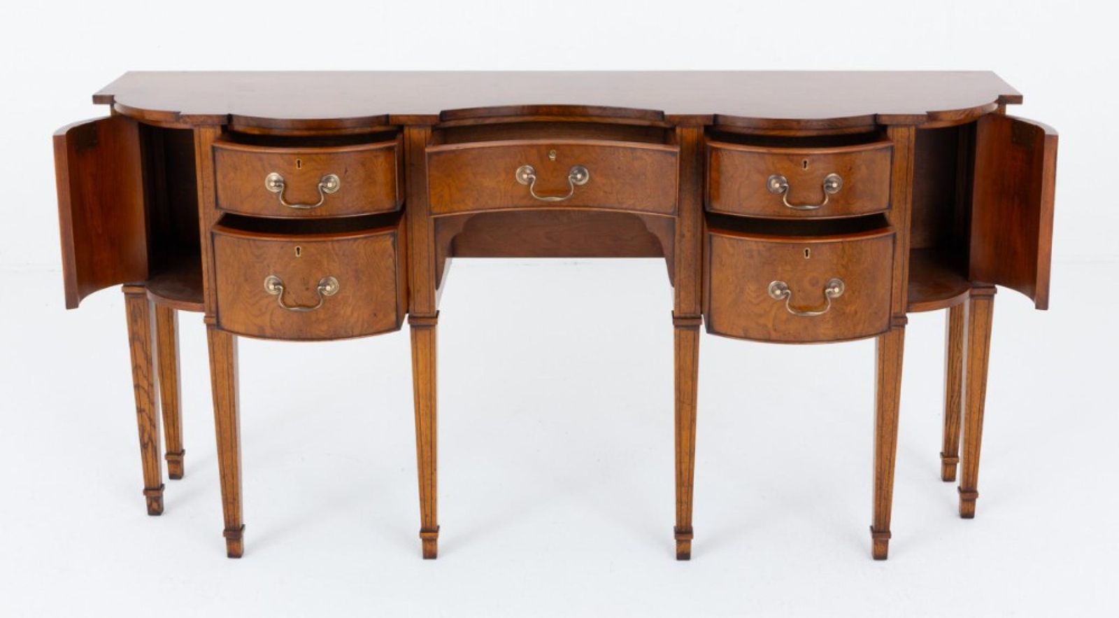 Georgian Revival Sideboard Oak Server Dresser photo Furniture