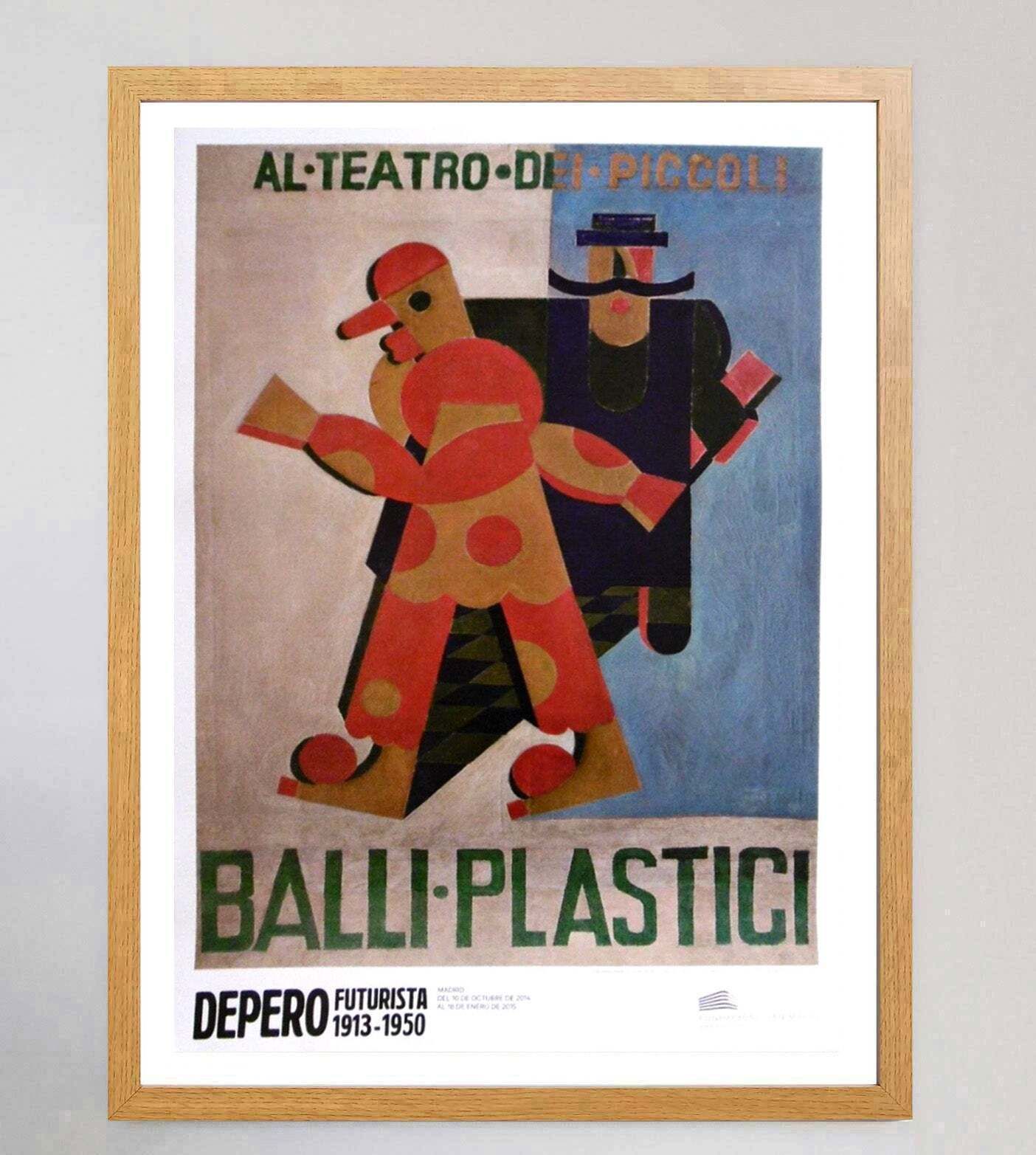 Fortunato Depero   Futurista Original Vintage Poster photo Art