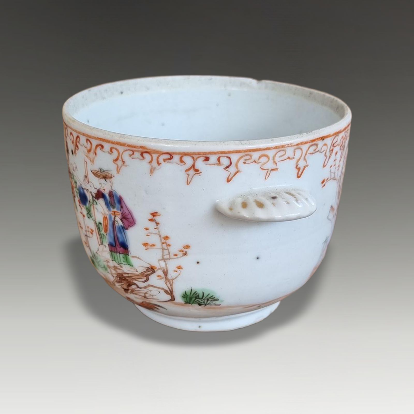 Chinese Yongzheng Period Enamel Painted Bowl  Jesuit Priest Very Unusual & Rare photo Home Decor