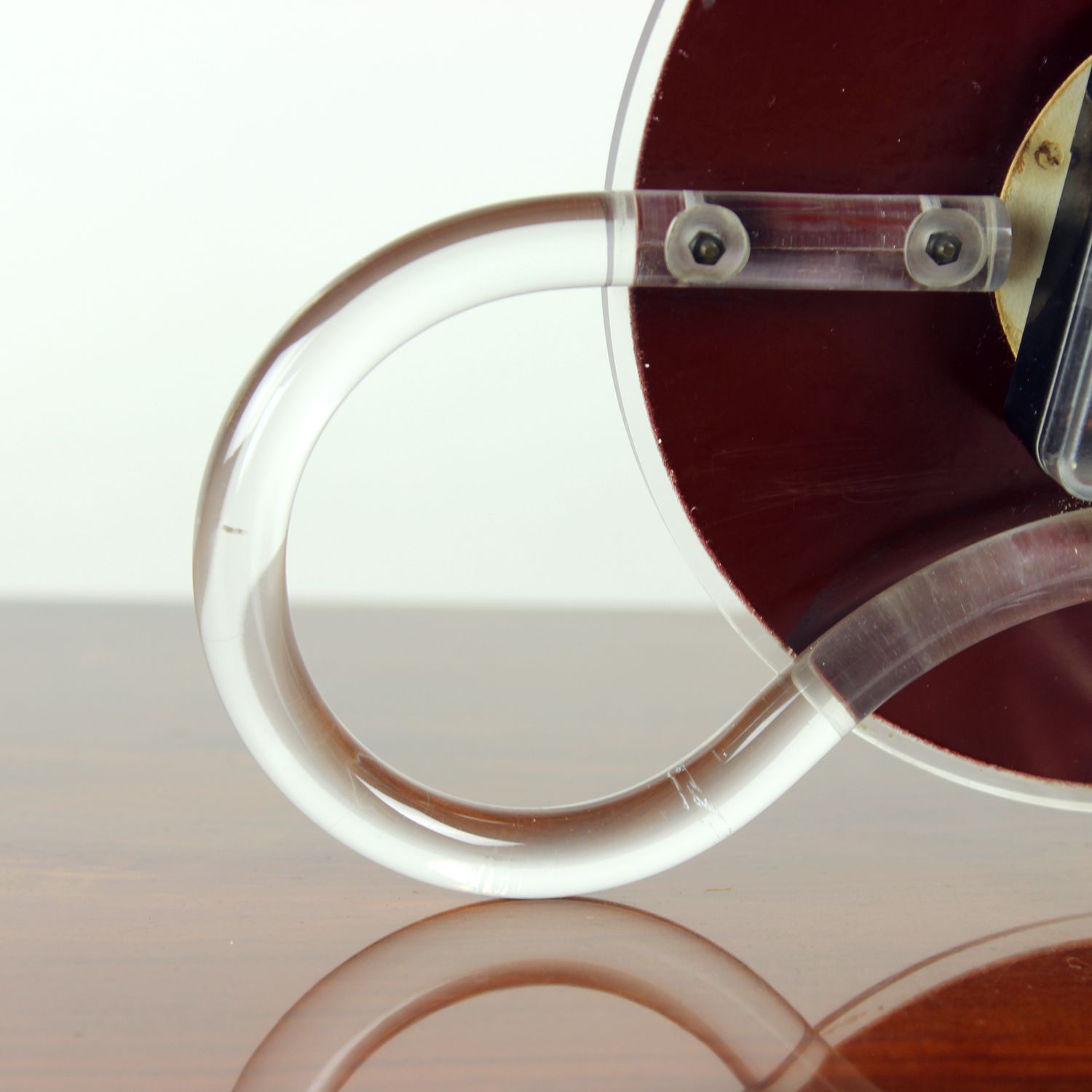 photo furniture Rare Mid Century Modern Freestanding Clock By Prim, Czechoslovakia, 1960s
