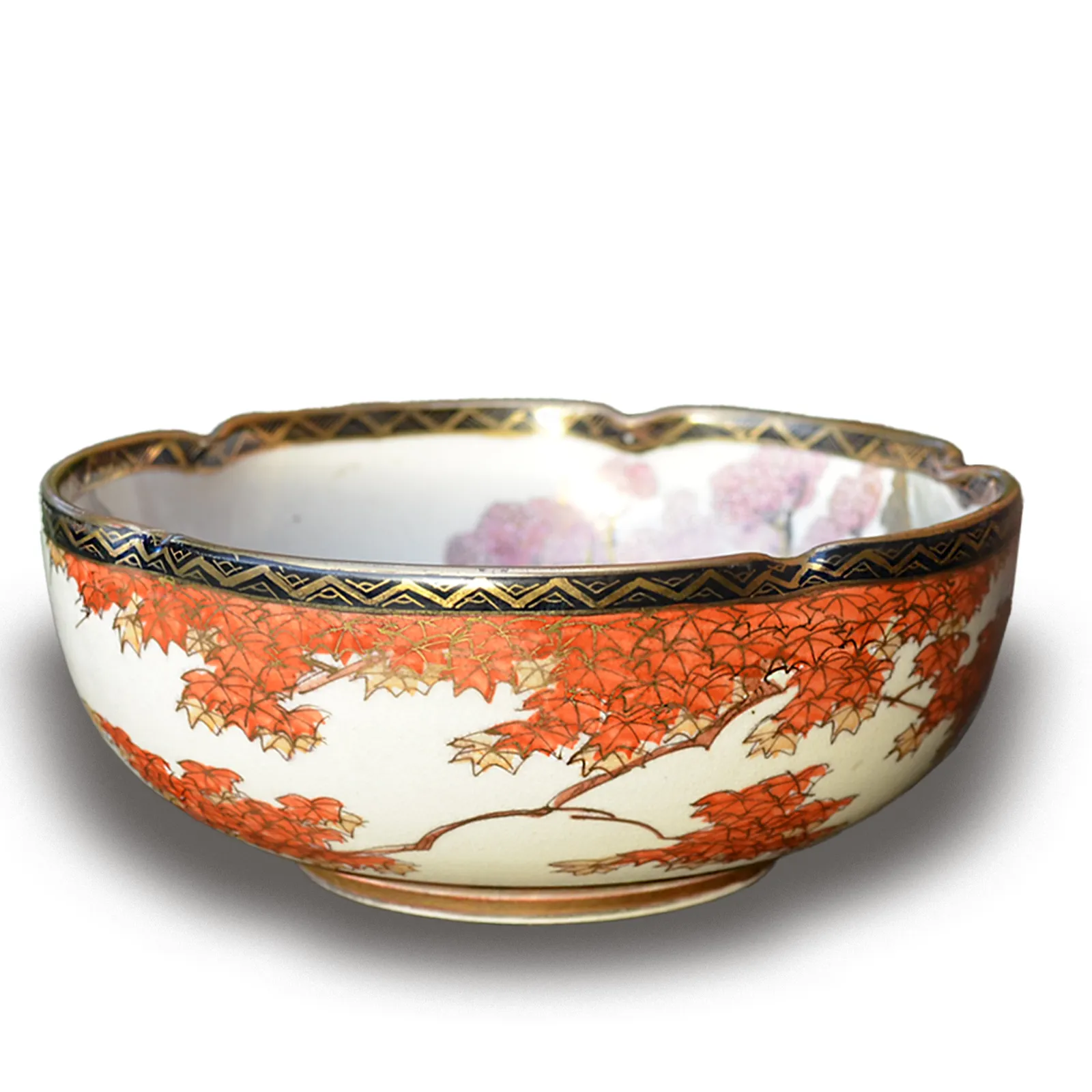 Japanese Late Meiji Satsuma Bowl By Futaji Lovely Quality 16cm D photo 275.0