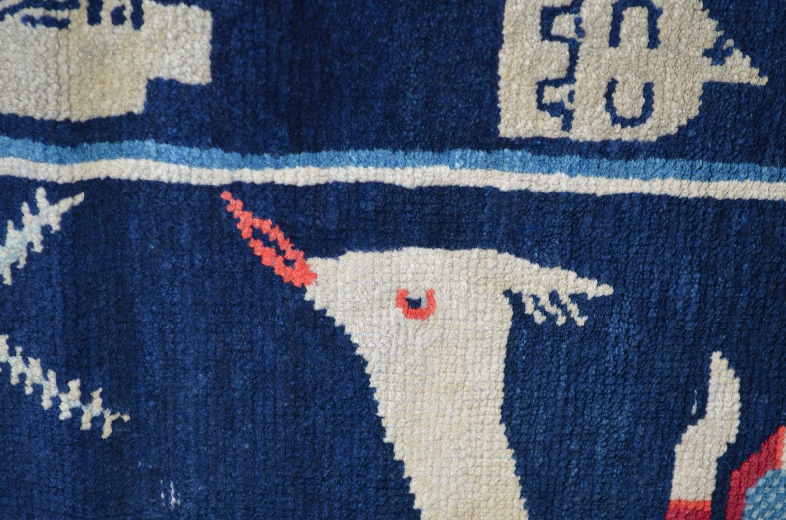 Antique Pao Tao Chinese Rug, Mongolia/China Region. Late 19th C. Good Size photo furniture