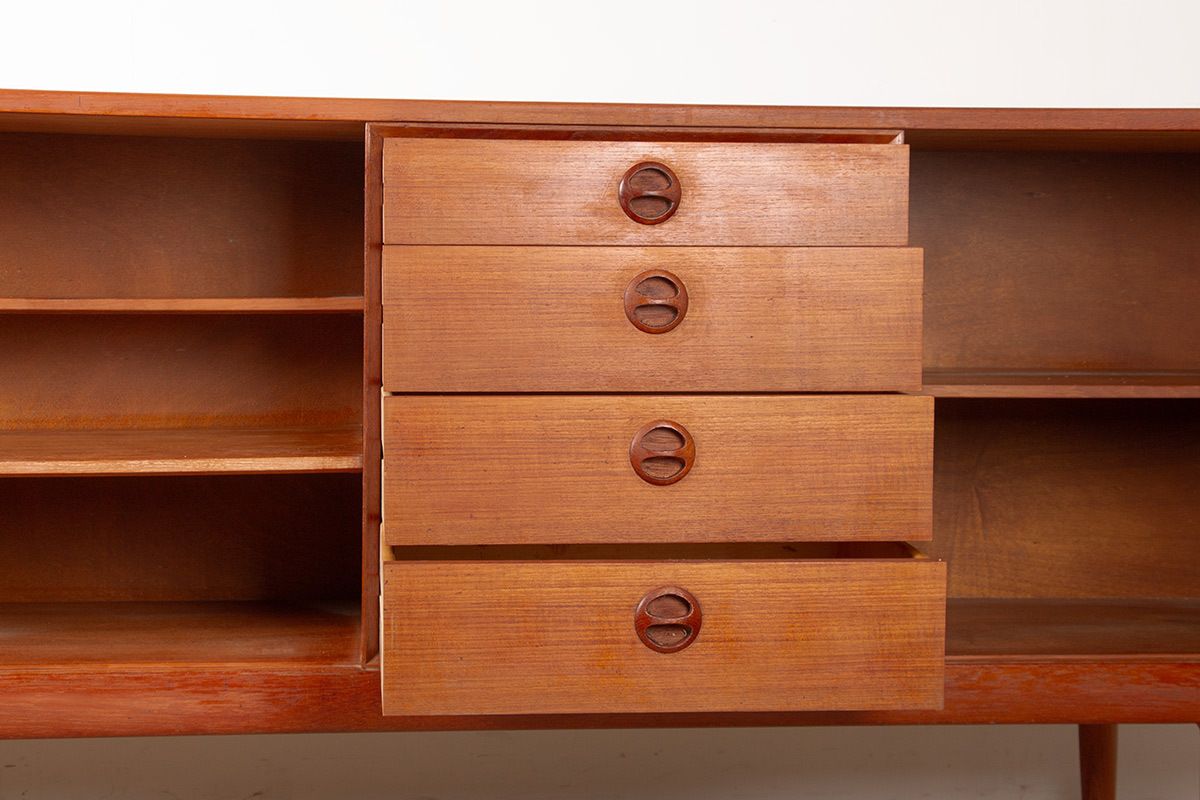 Enfilade danoise en teck modèle 42, par Harry Østergaard pour Randers Møbelfabrik, 1960. photo buy