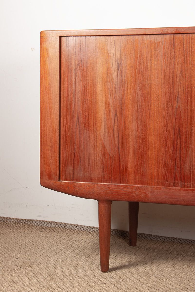 Enfilade danoise en teck modèle 42, par Harry Østergaard pour Randers Møbelfabrik, 1960. photo vintage