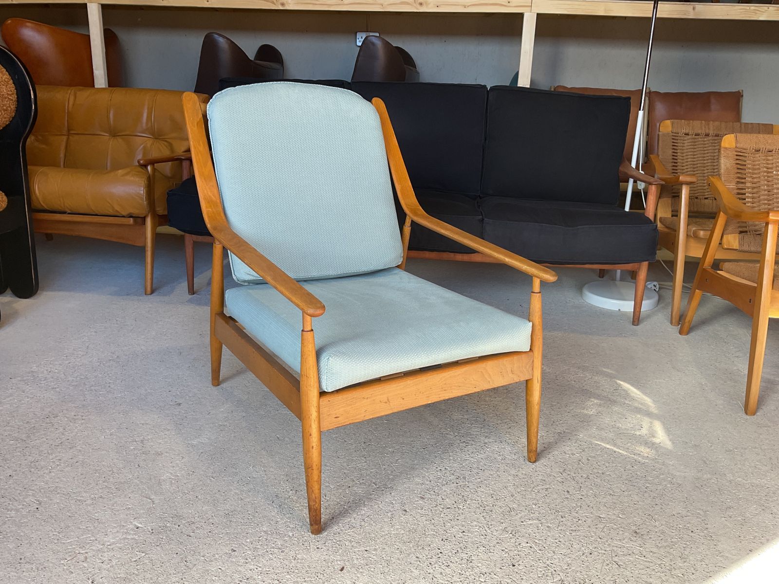Scandart Danish Armchair In Mid  Century Style photo for sale