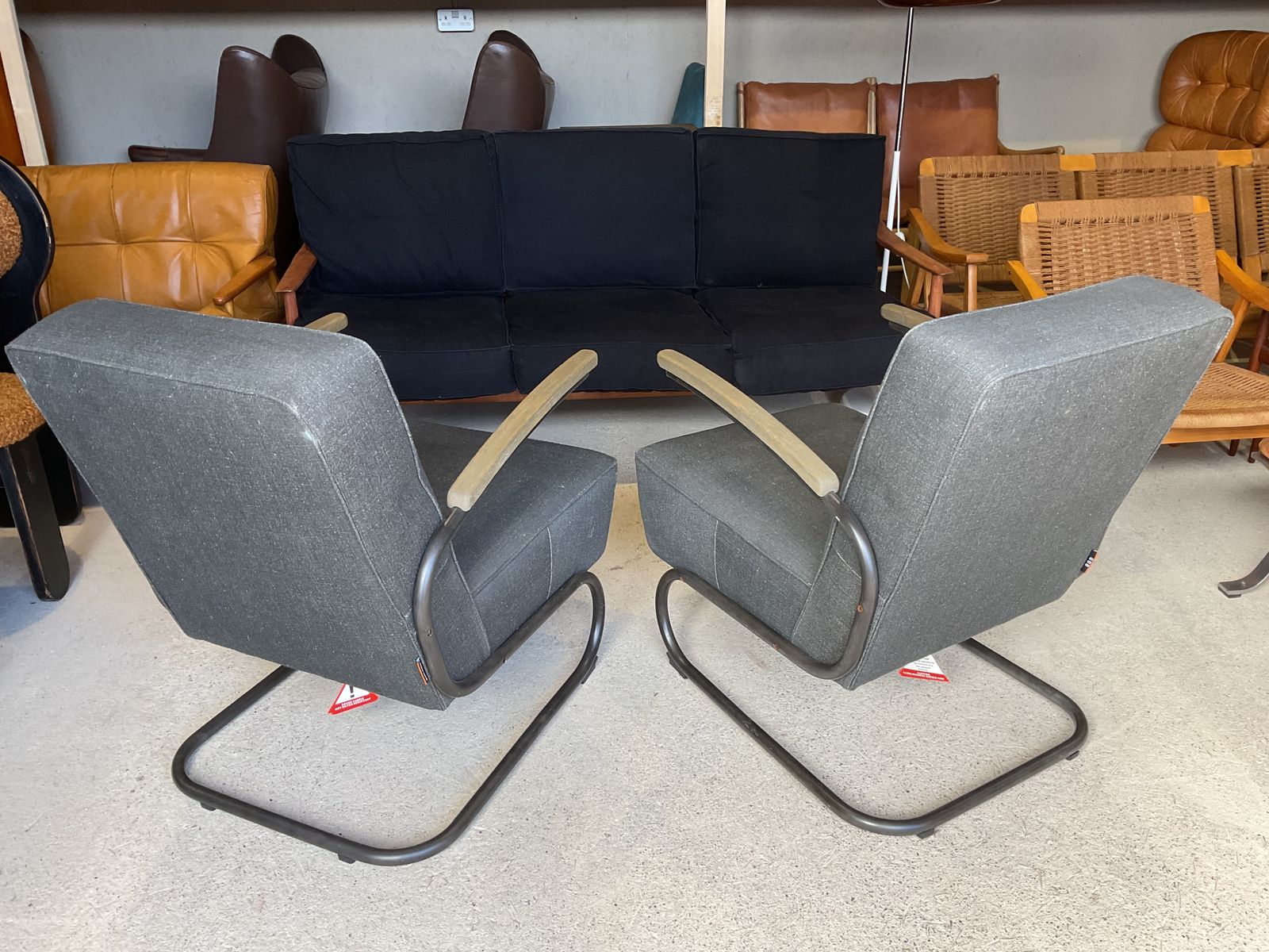 Andrew Martin Cantilever Armchairs Inspired By Marcel Breuer’s S411 Thonet photo furniture