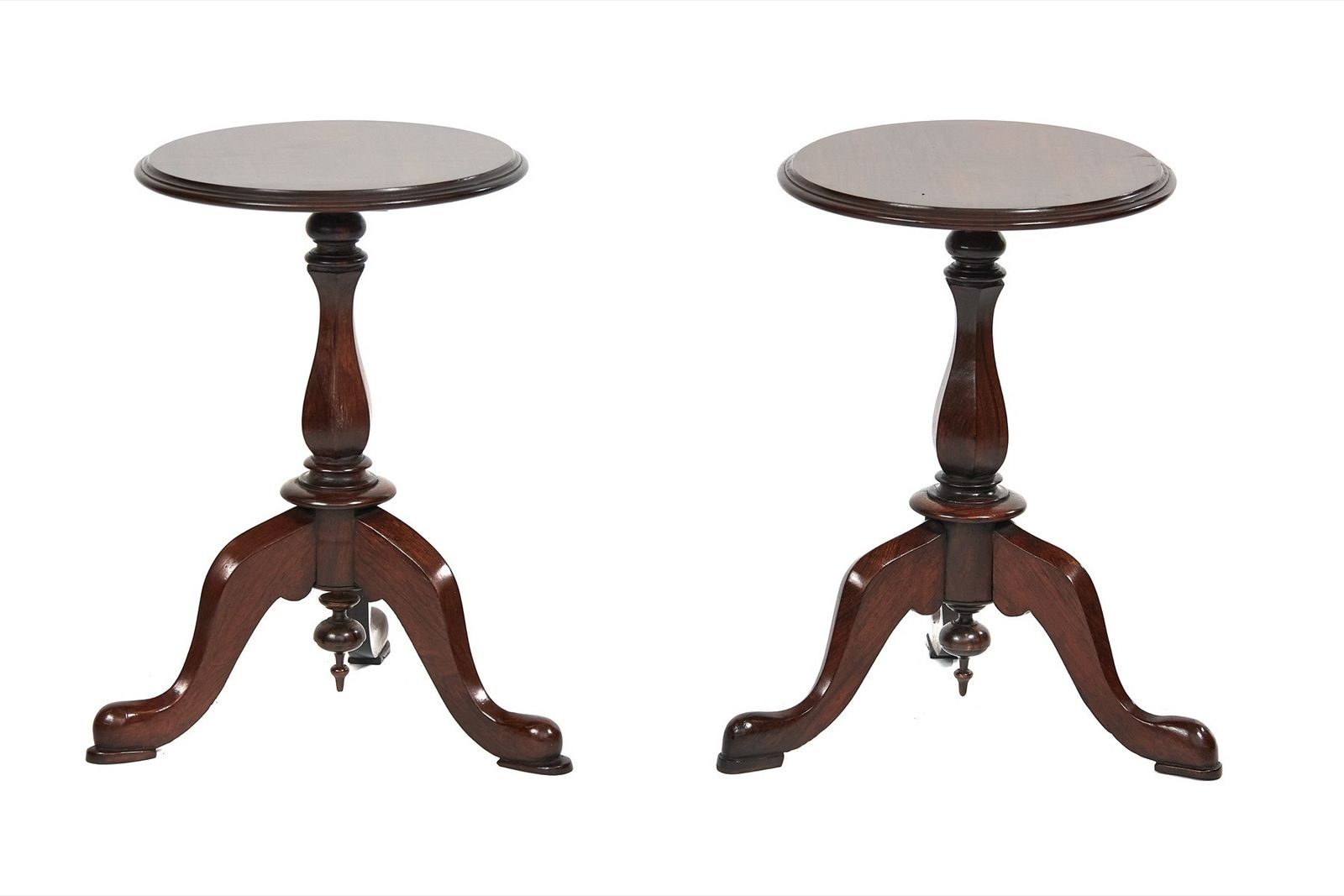 Pair W1v Period Rosewood Lamp Tables photo for sale