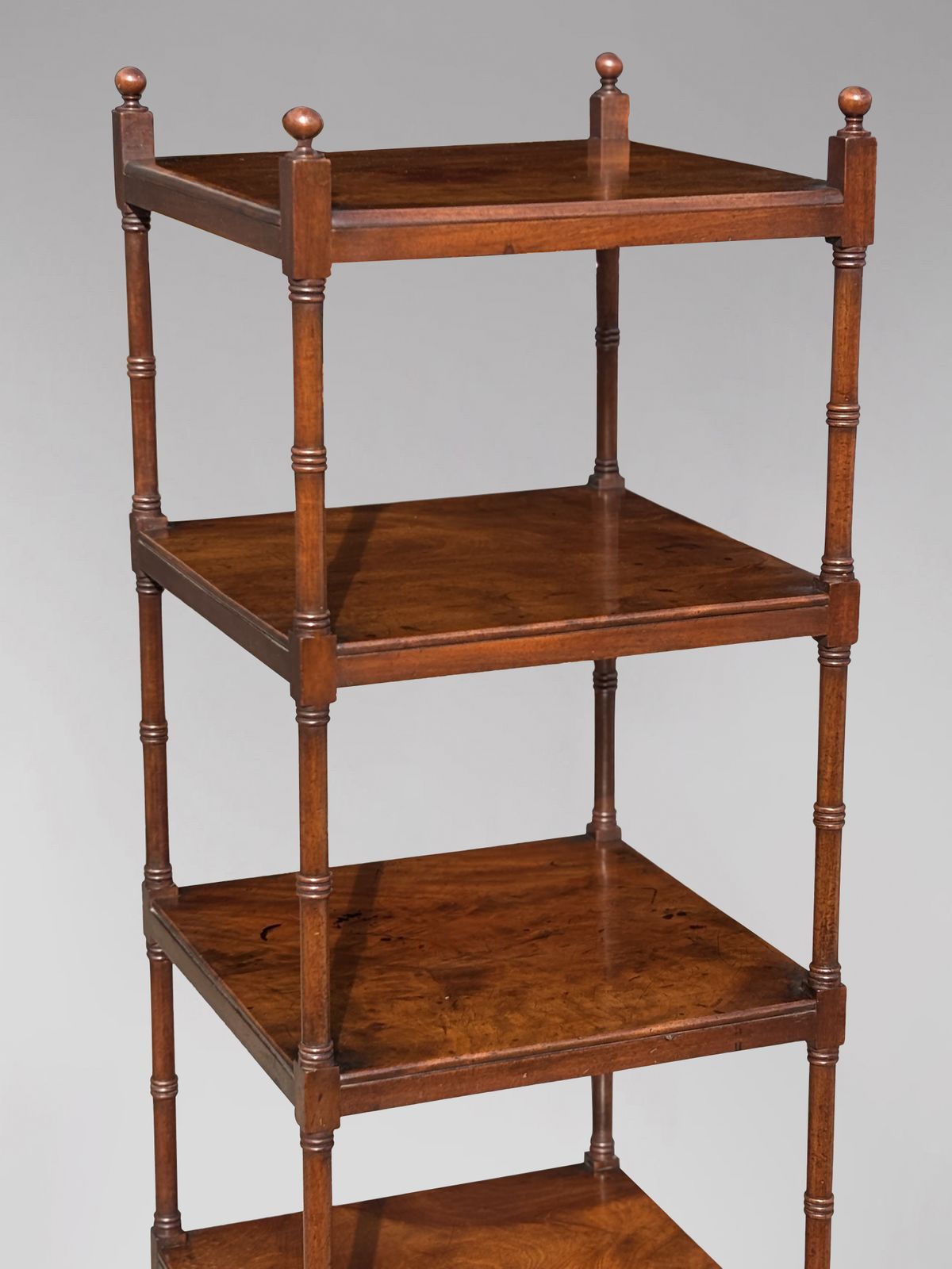 Early 19th Century George III Period Tall Mahogany Whatnot Music Stand photo 3480.0