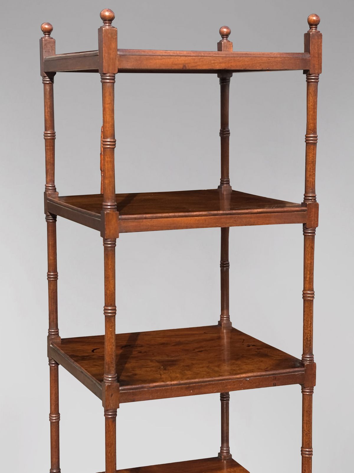 Early 19th Century George III Period Tall Mahogany Whatnot Music Stand photo buy