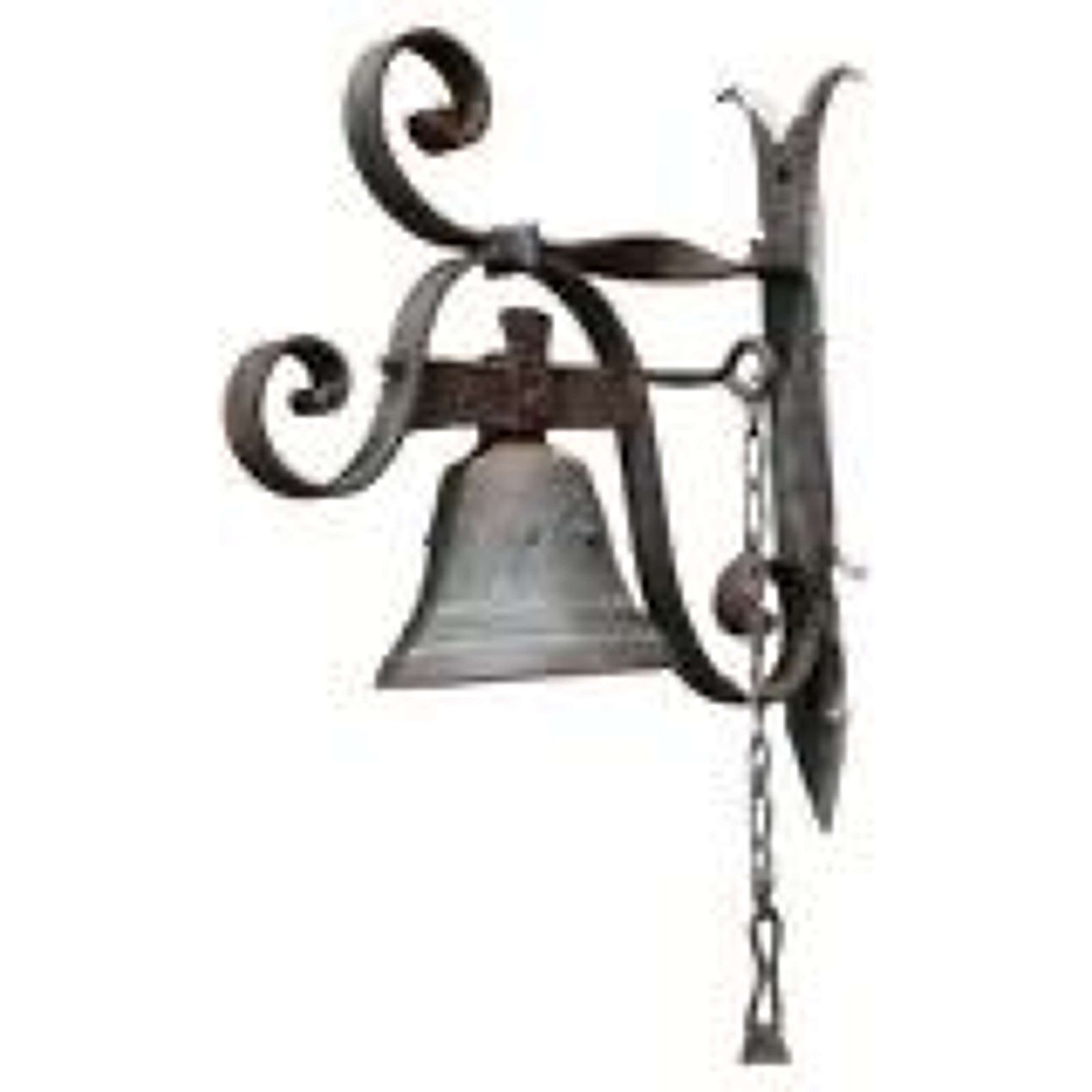 19th Century Bronze Alpine Front Door Bell