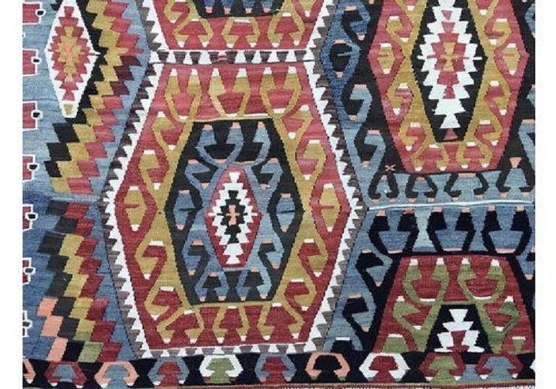 Vintage Anatolian Kilim 3.06m X 2.03m photo for sale