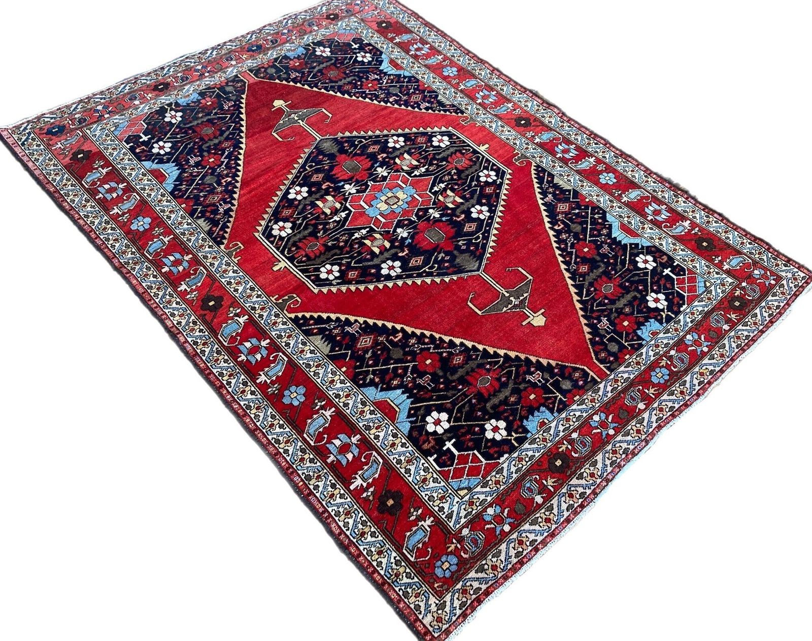 Antique Mazlagan Rug 1.87m X 1.41m photo for sale