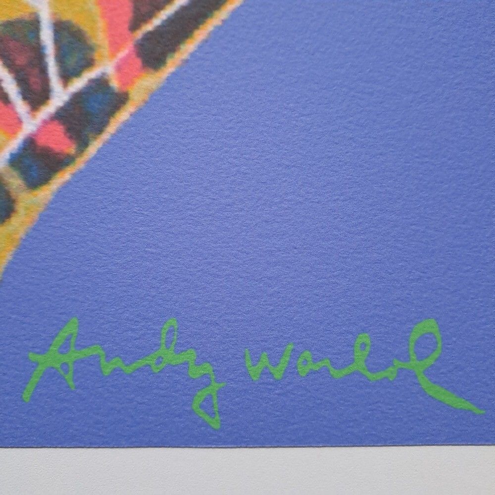 1980s Andy Warhol Signed Limited Edition Lithograph Zebra photo Art