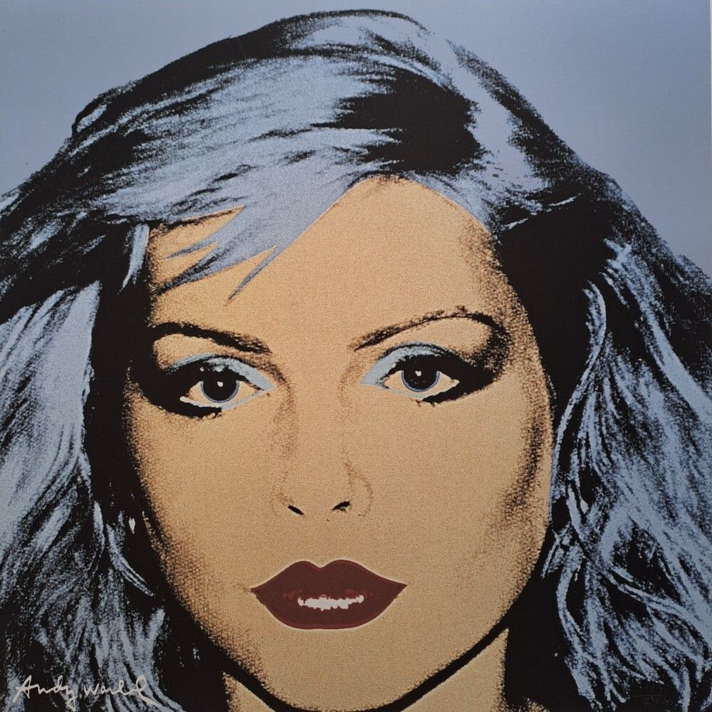 1980s Andy Warhol Signed Limited Edition Lithograph Debbie Harry