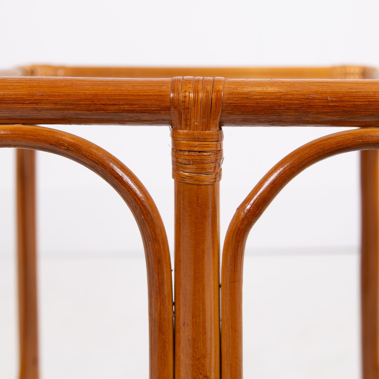 Nest Of 3 Mid Century Bamboo Side Tables photo 385.0