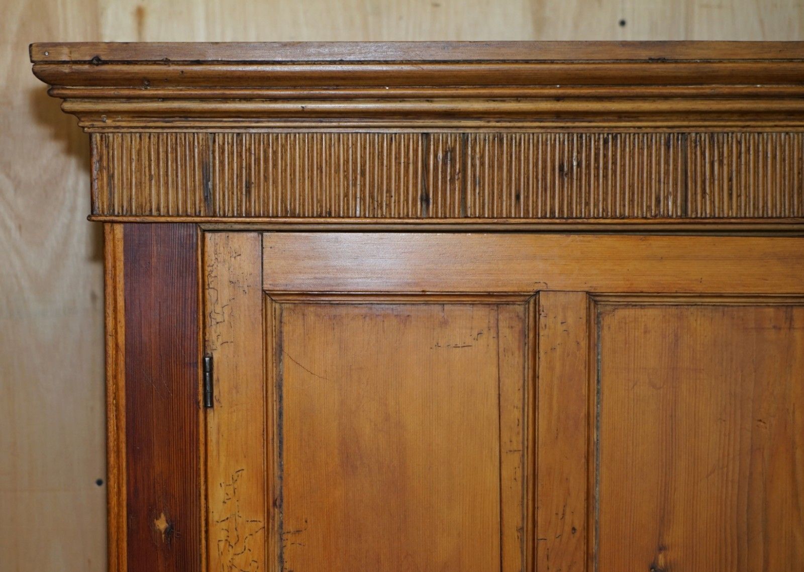 photo buy Perfectly Formed Antique Georgian Circa 1780 Panelled Pine Housekeepers Cupboard