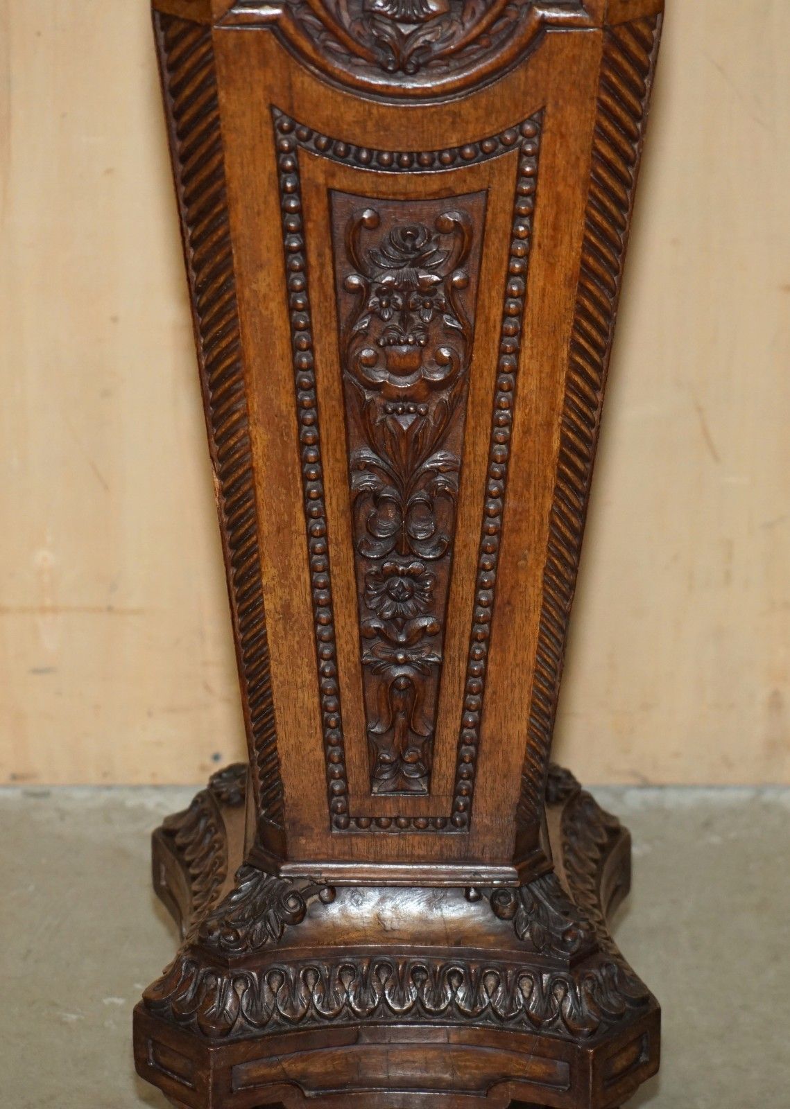 Antique Victorian Corinthian Pillar Pedestal Stand Displaying Busts Antiques photo 2850.0