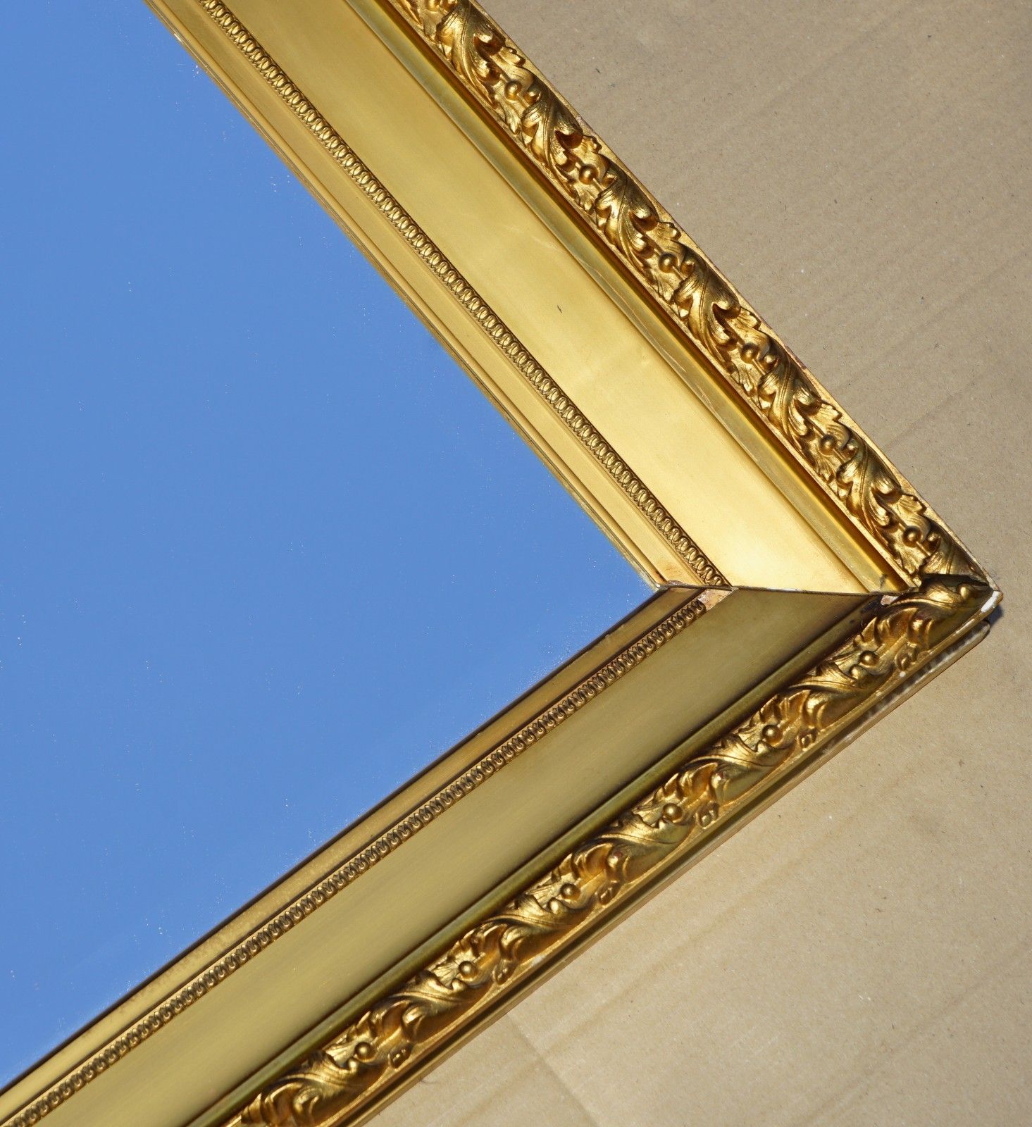 140x152cm Paul De Vos 17th Century Giltwood Picture Frames Converted To Mirrors photo vinterior