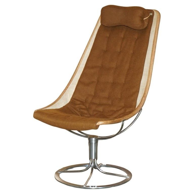 Bruno Mathsson Swedish Mid Century 1907 1988 Jetson Swivel Armchair For Dux