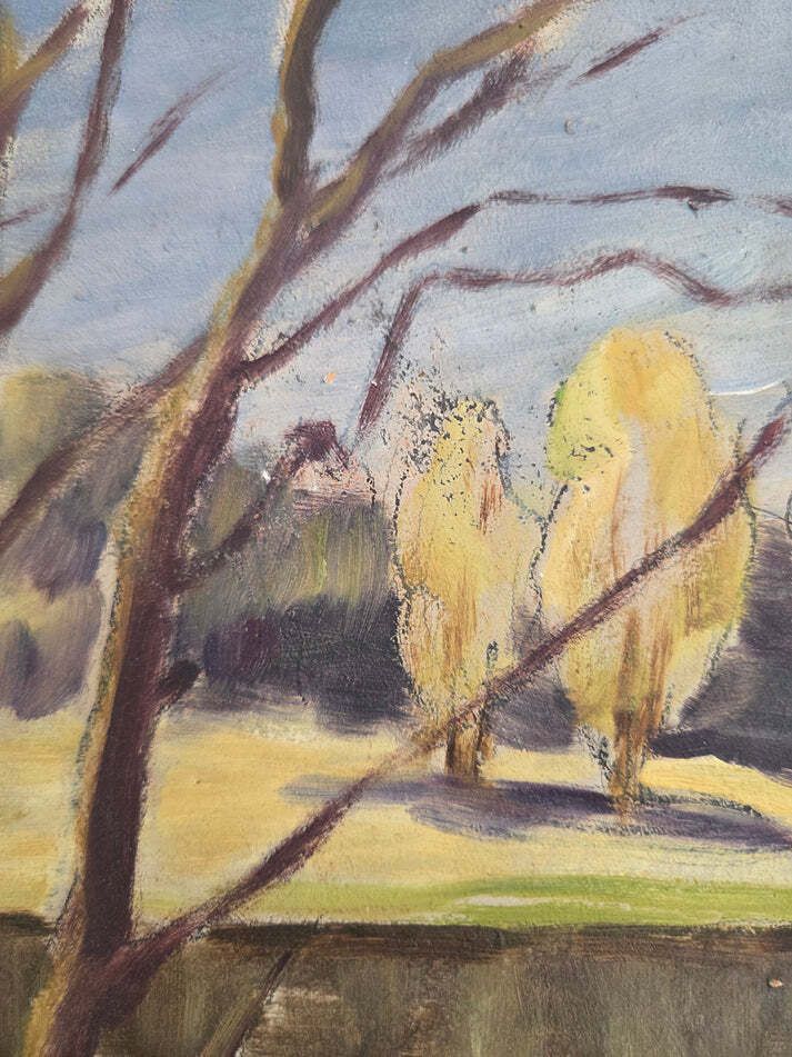 Swedish Fields And Woods Oil Painting By Eric Nadirn 1943 photo buy